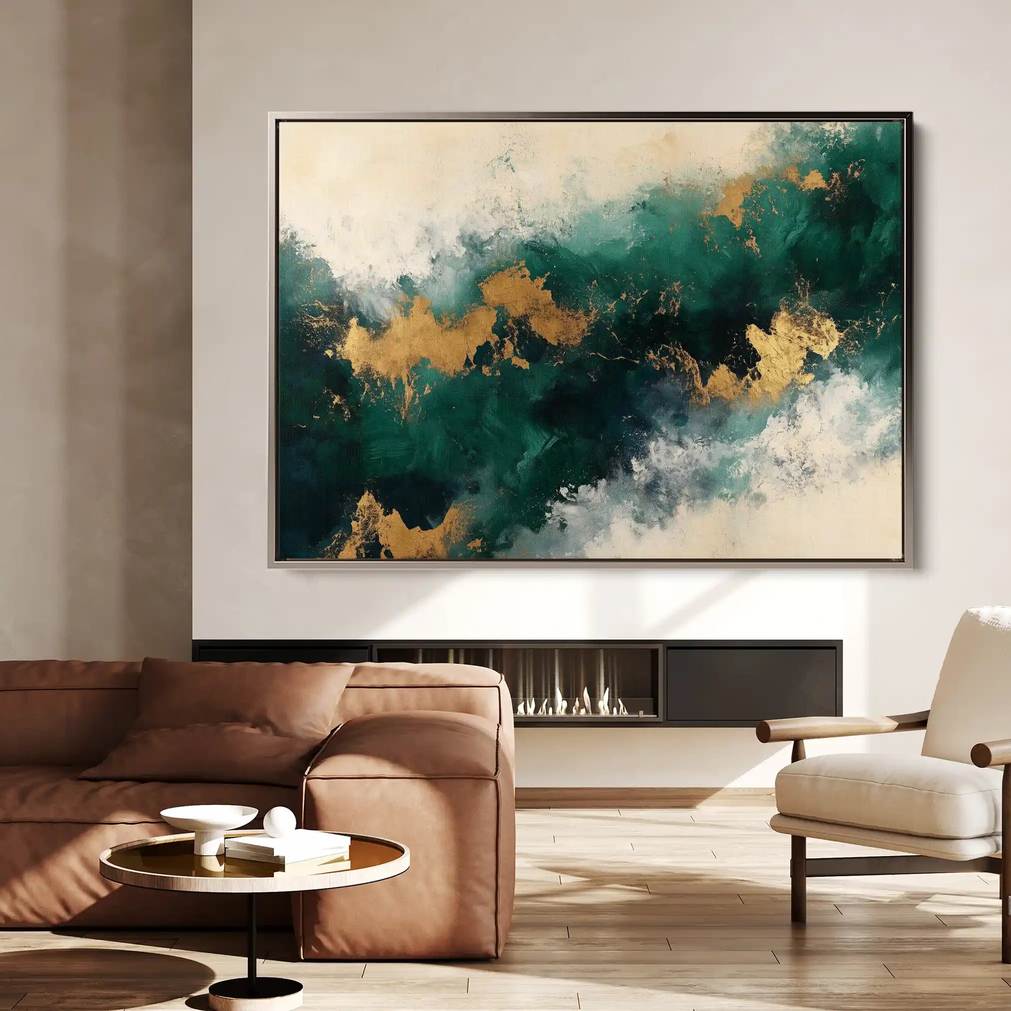 Abstract 348 Canvas Art 60 x 40 cm / Stretched on hidden frame