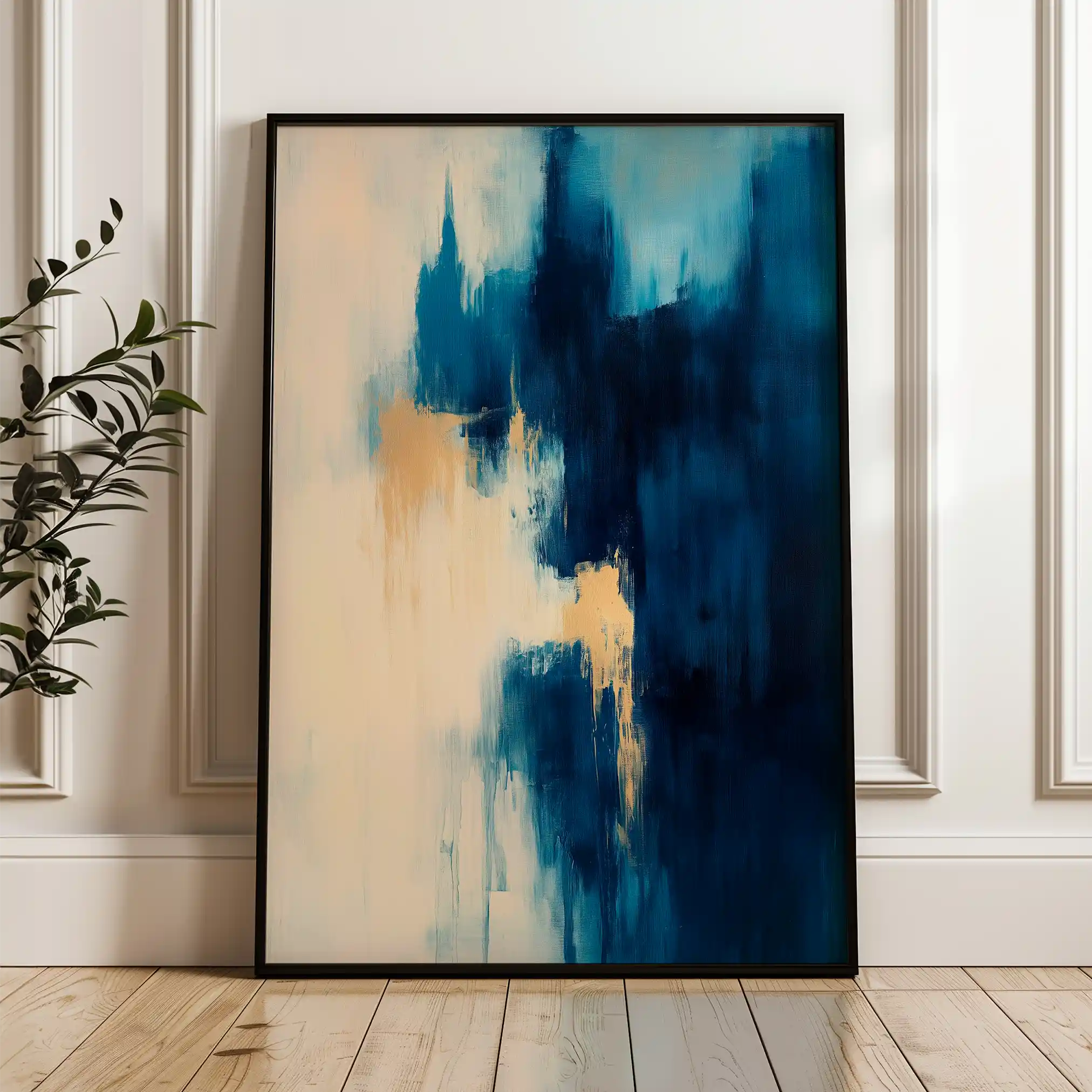 Abstract 349 Canvas Art 60 x 40 cm / Stretched on hidden frame