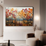 Floral Canvas Wall Art WAD351-F 90 x 60 cm / Stretched on hidden frame