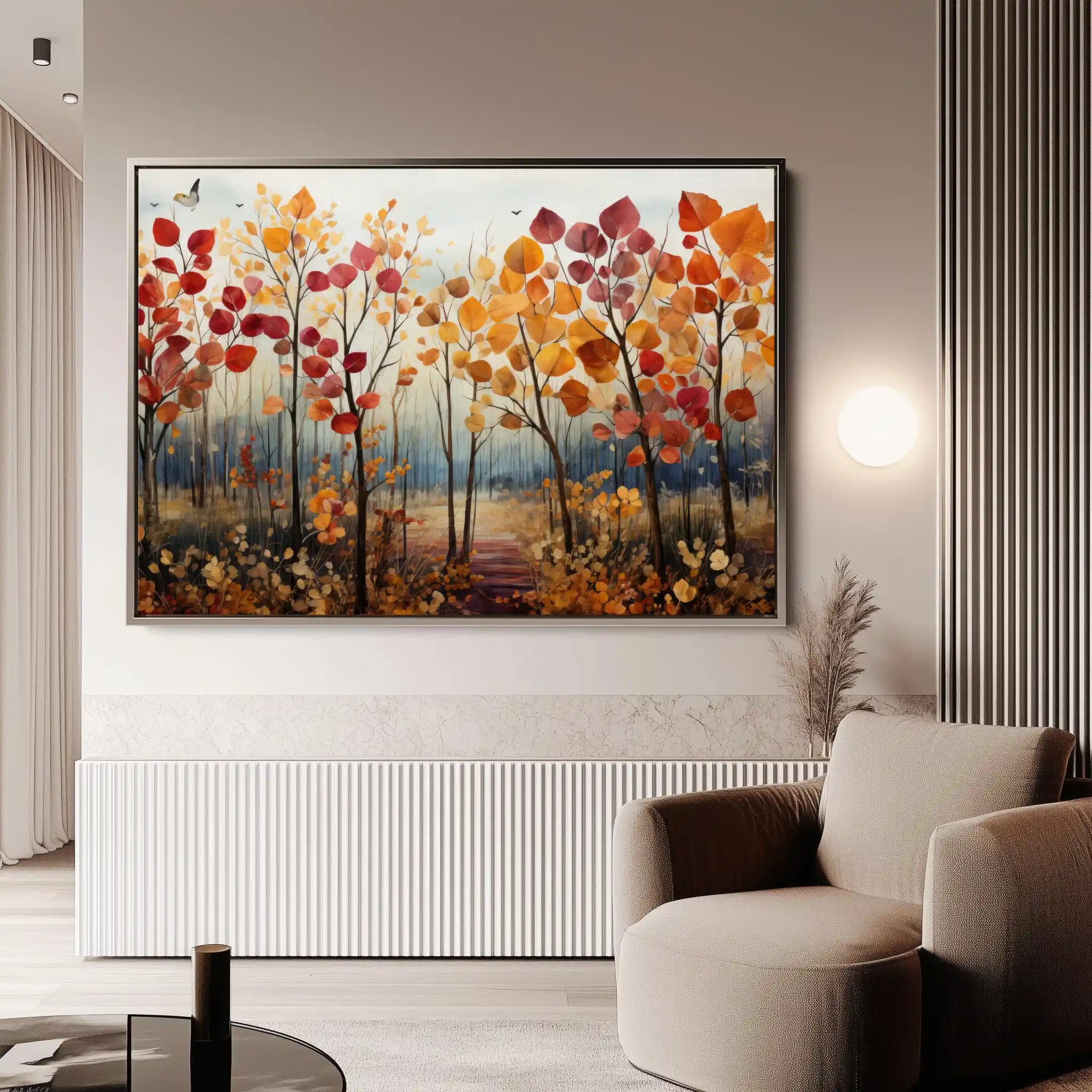 Floral Canvas Wall Art WAD351-F 90 x 60 cm / Stretched on hidden frame