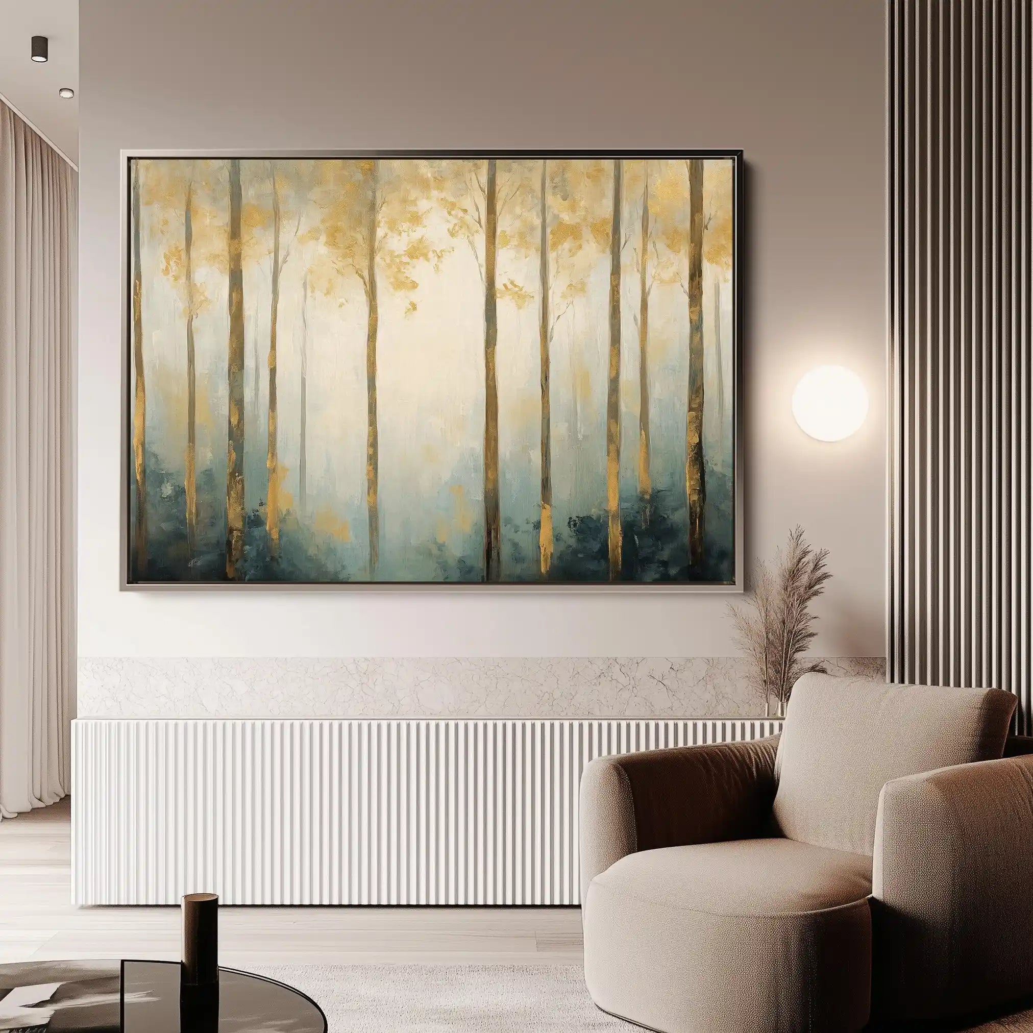 Landscape 351 Canvas Art 90 x 60 cm / Stretched on hidden frame