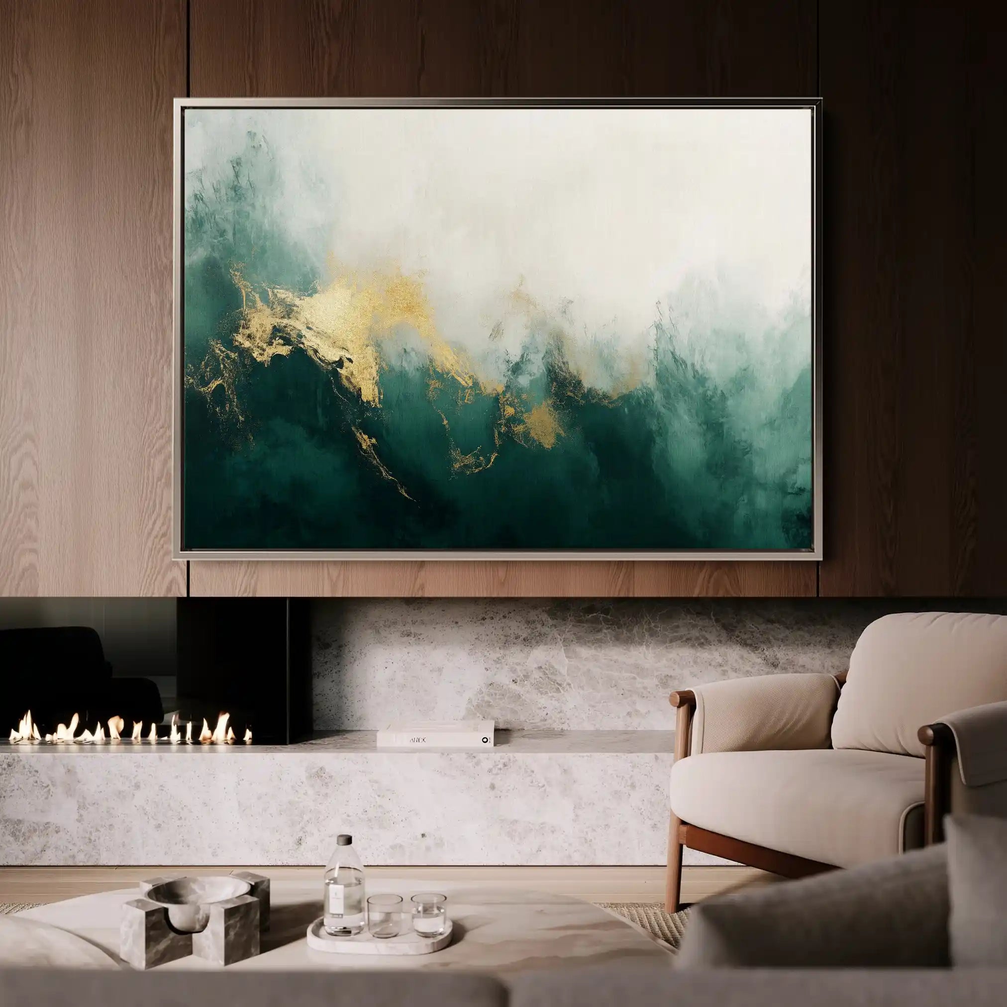 Abstract 353 Canvas Art 60 x 40 cm / Stretched on hidden frame