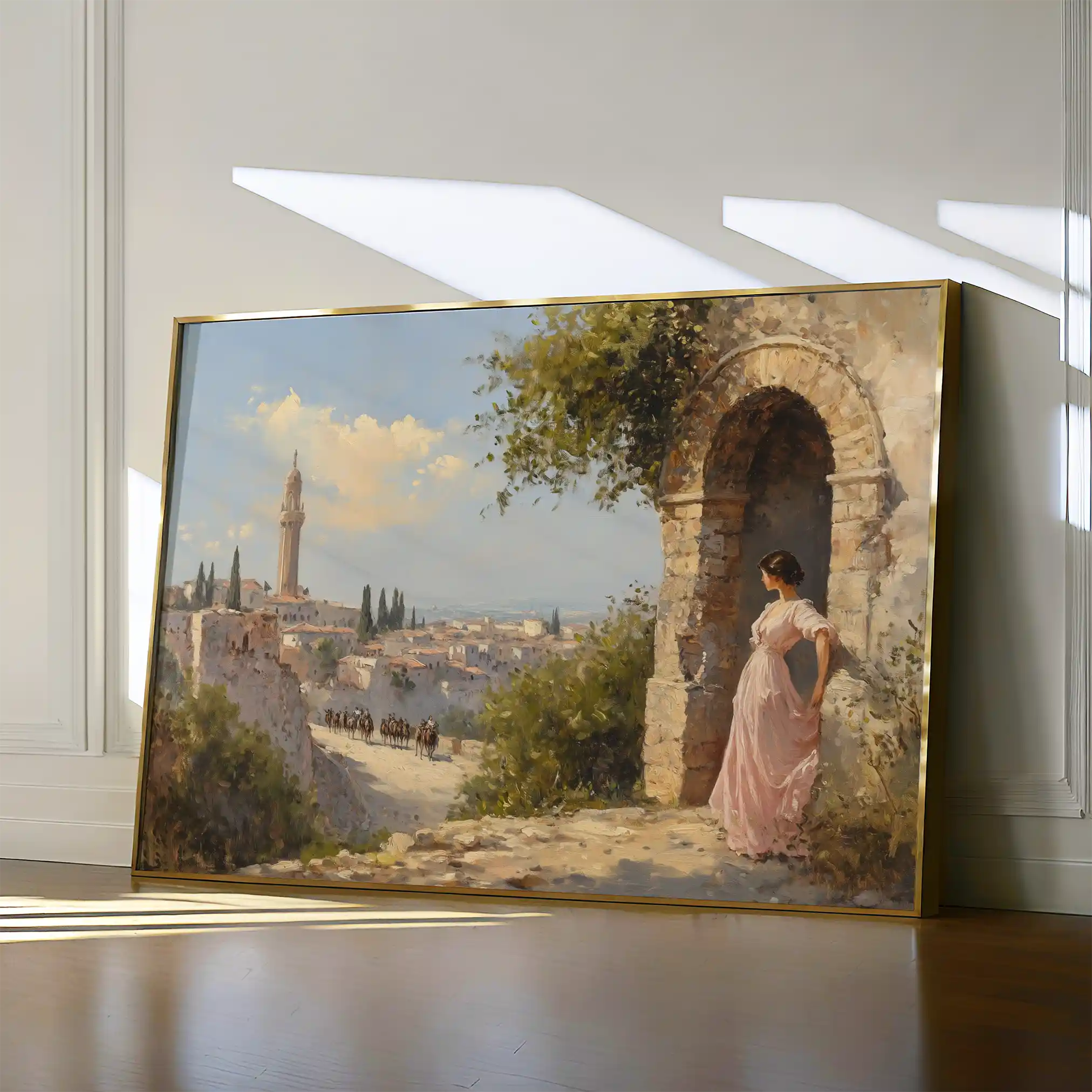 Landscape 355 Canvas Art 90 x 60 cm / Stretched on hidden frame