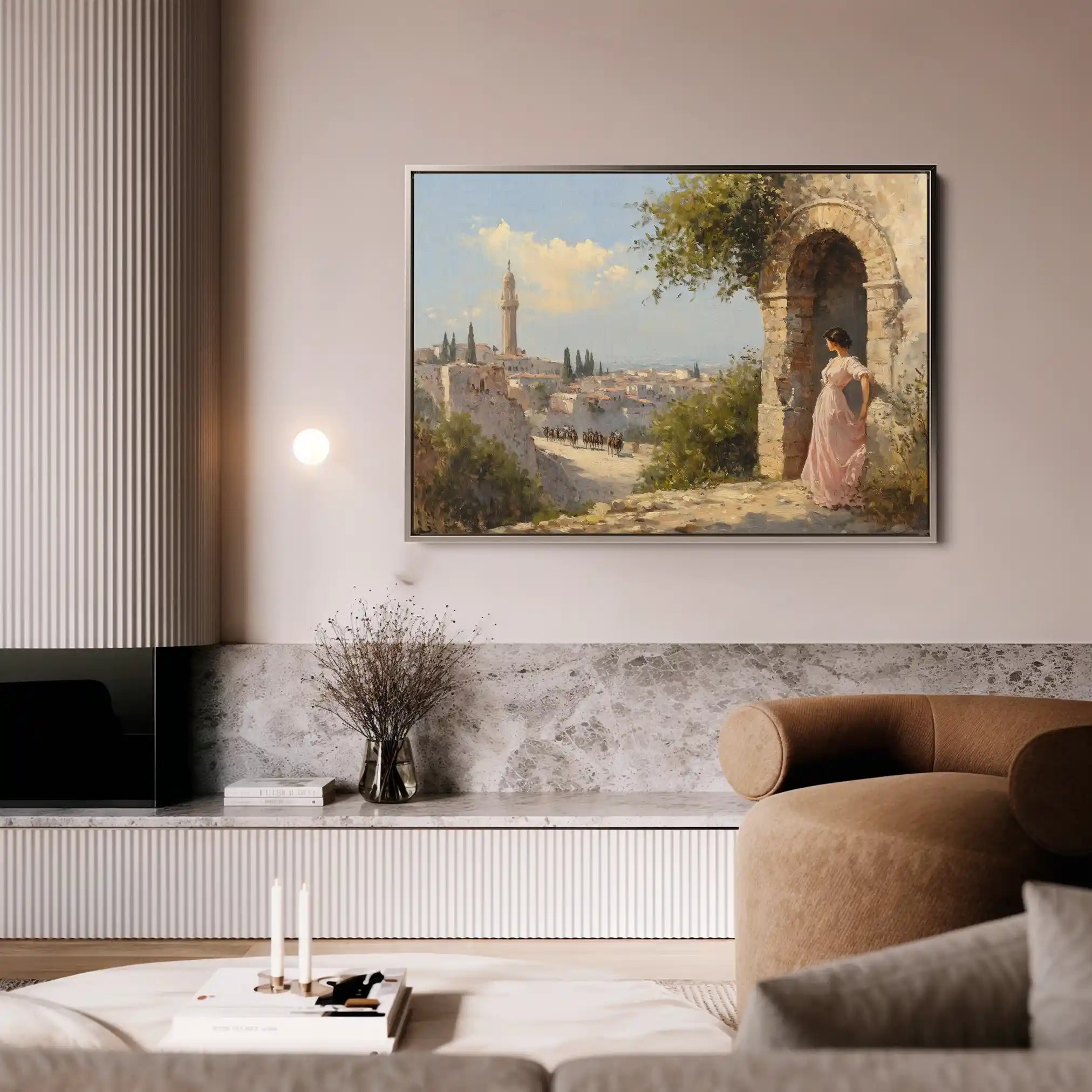 Landscape 355 Canvas Art 90 x 60 cm / Stretched on hidden frame