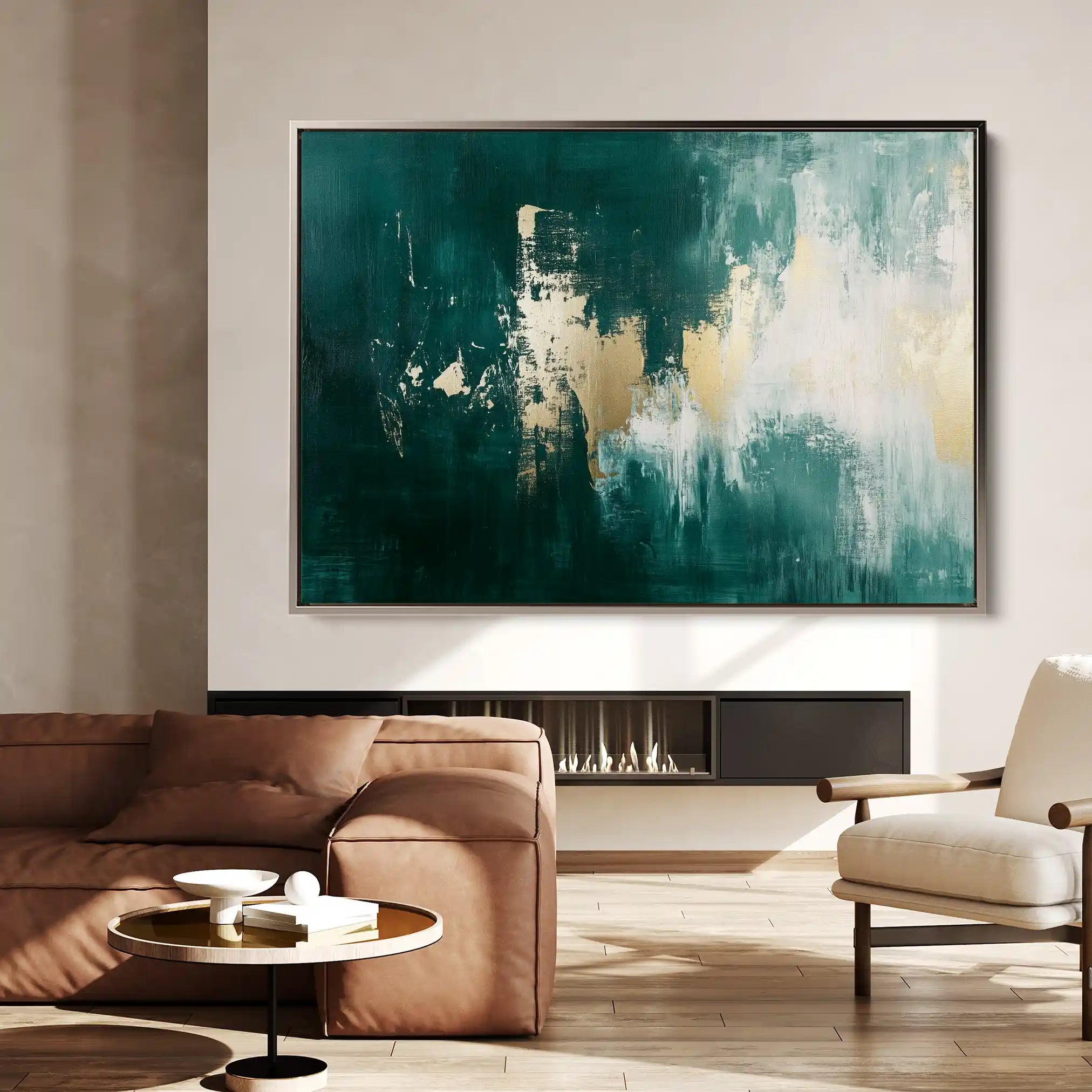 Abstract 358 Canvas Art 60 x 40 cm / Stretched on hidden frame