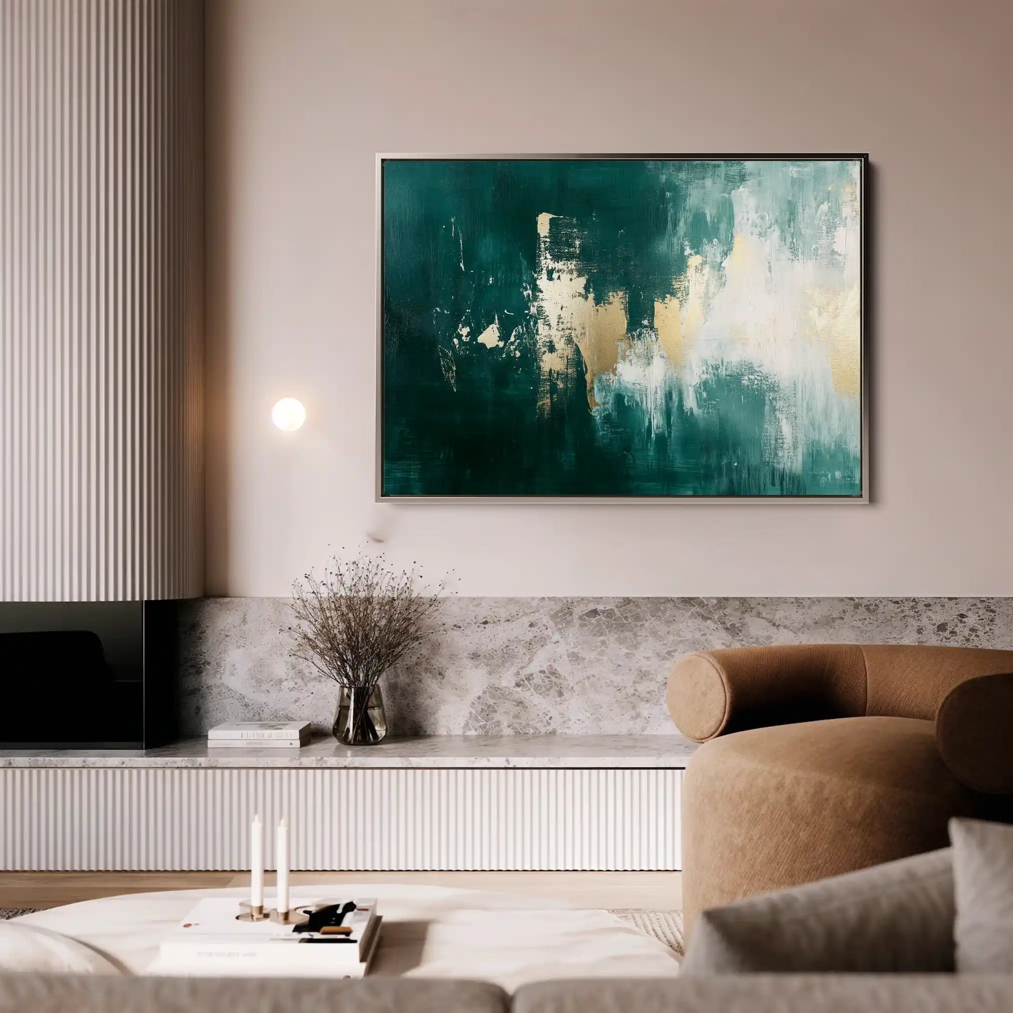 Abstract 358 Canvas Art 60 x 40 cm / Stretched on hidden frame