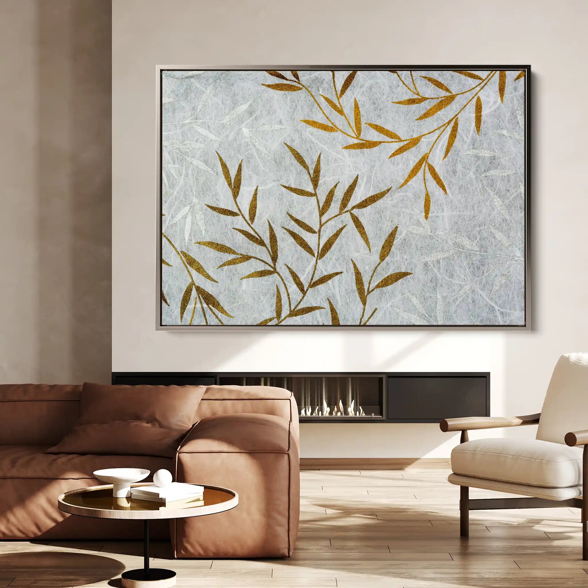 Floral Canvas Wall Art WAD358-F 90 x 60 cm / Stretched on hidden frame