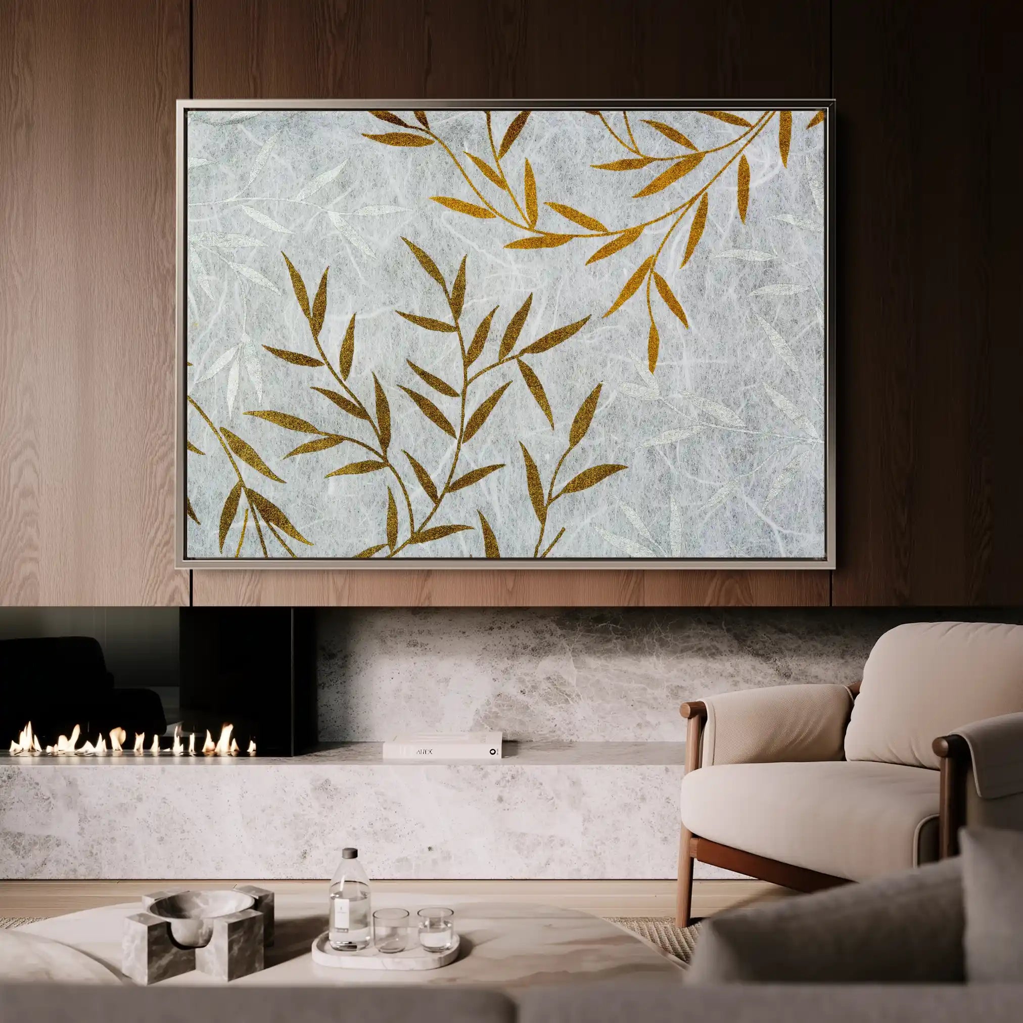 Floral Canvas Wall Art WAD358-F 90 x 60 cm / Stretched on hidden frame