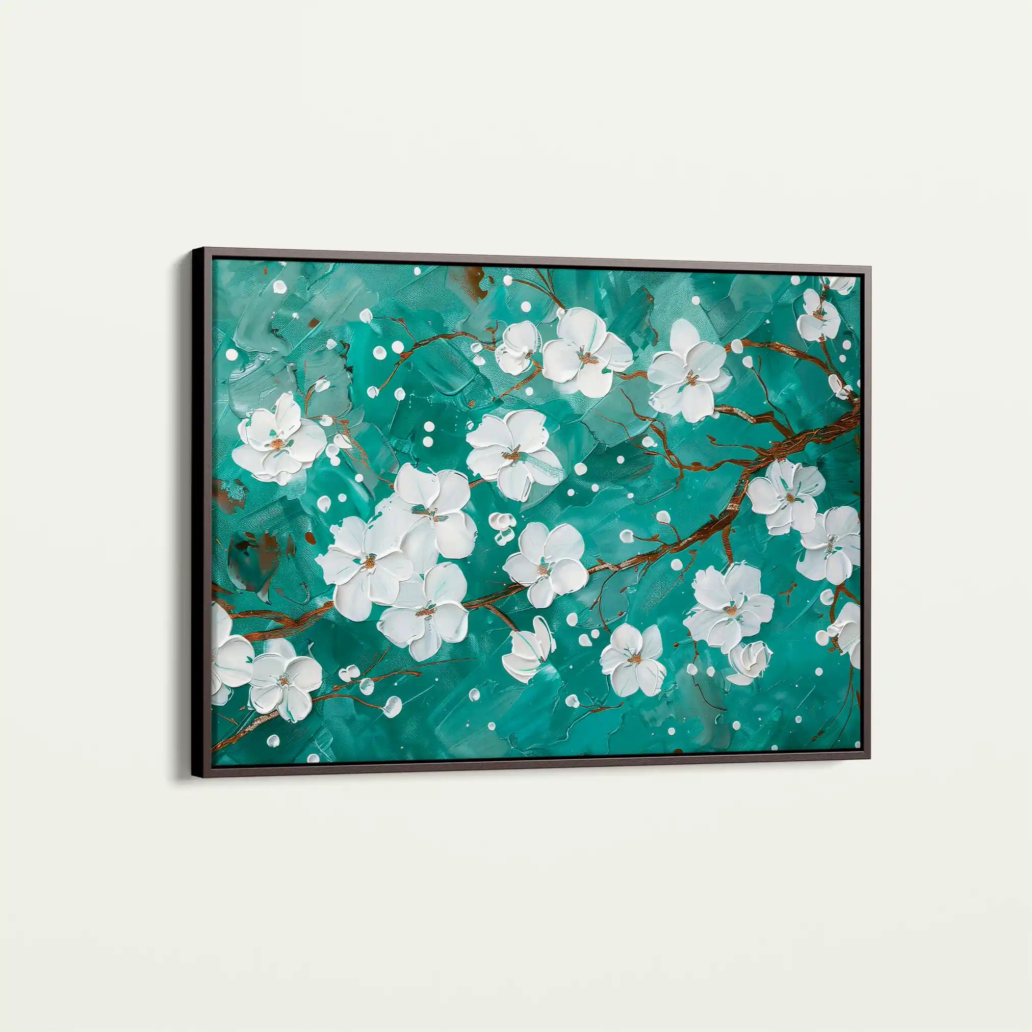 Floral Canvas Wall Art WAD359-F 90 x 60 cm / Stretched on hidden frame