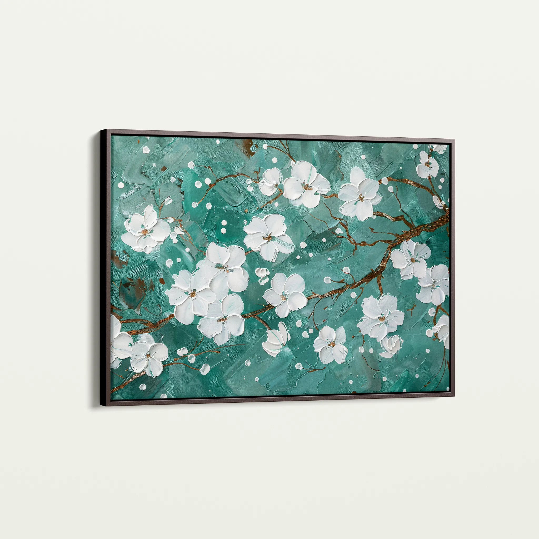 Floral Canvas Wall Art WAD359-F 90 x 60 cm / Stretched on hidden frame