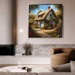 Landscape 359 Canvas Art 80 x 80 cm / Stretched on hidden frame
