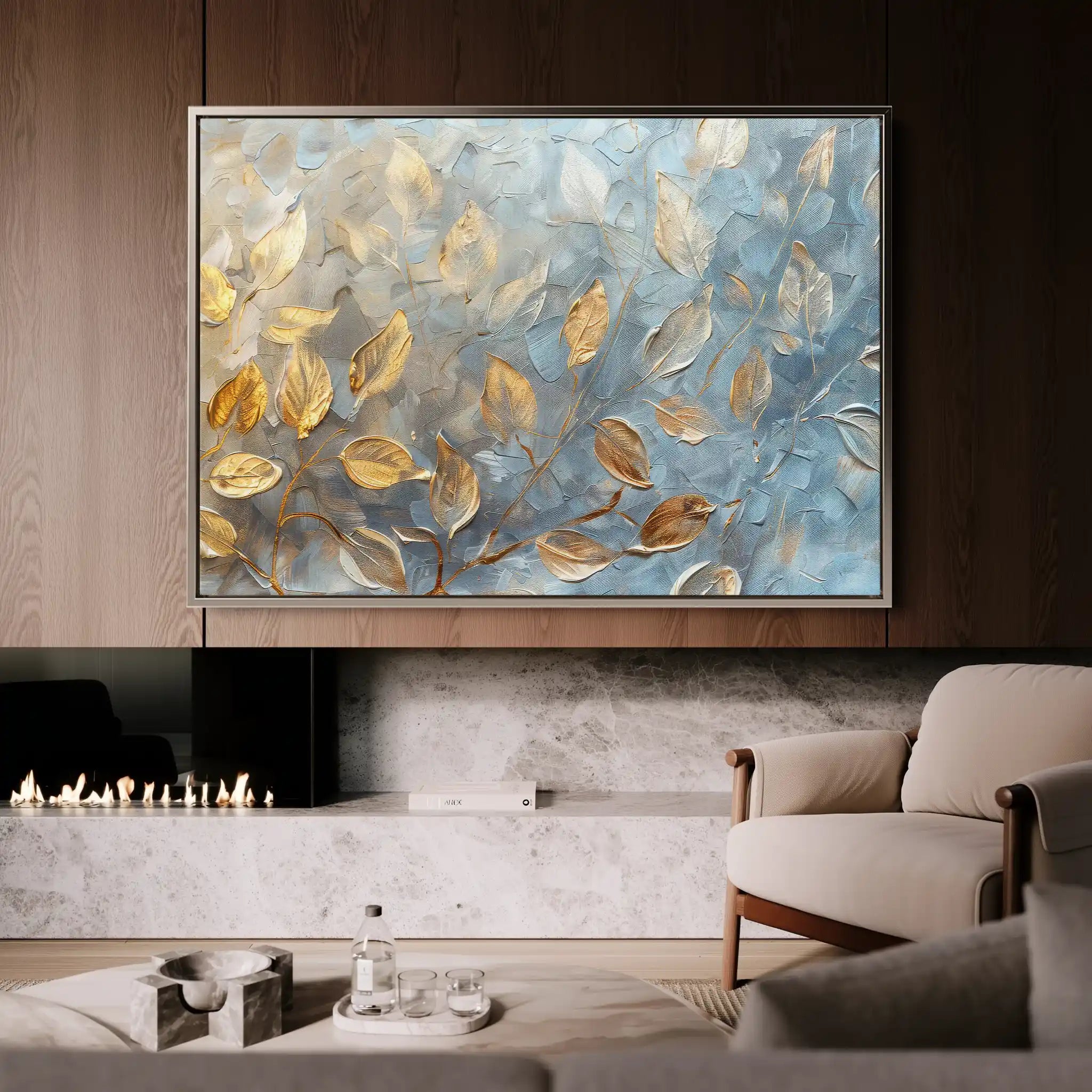 Floral Canvas Wall Art WAD360-F 90 x 60 cm / Stretched on hidden frame