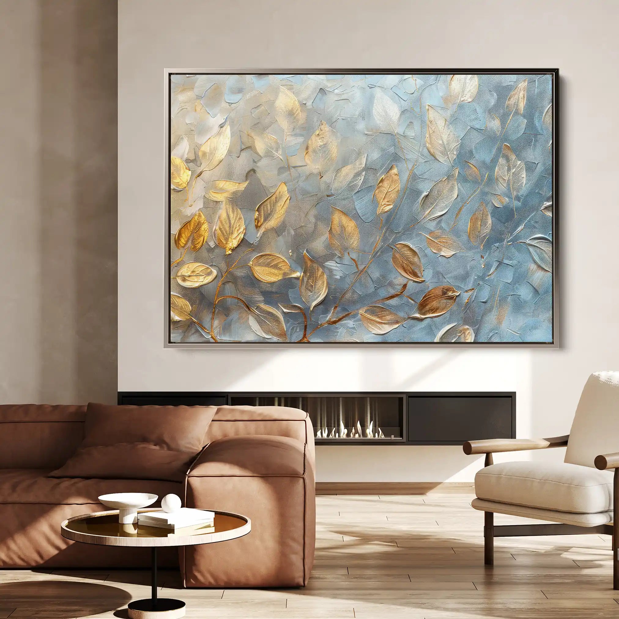 Floral Canvas Wall Art WAD360-F 90 x 60 cm / Stretched on hidden frame