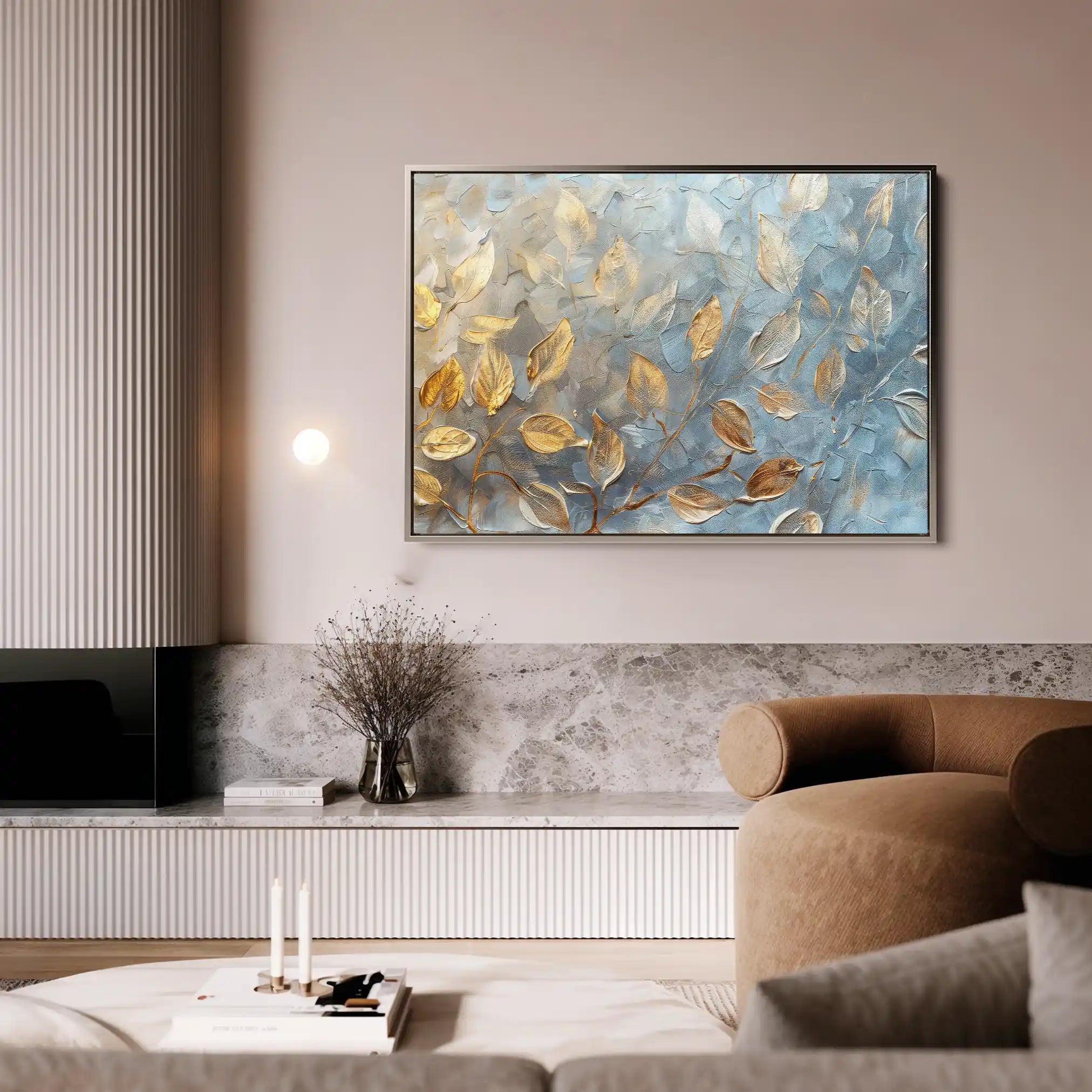 Floral Canvas Wall Art WAD360-F 90 x 60 cm / Stretched on hidden frame