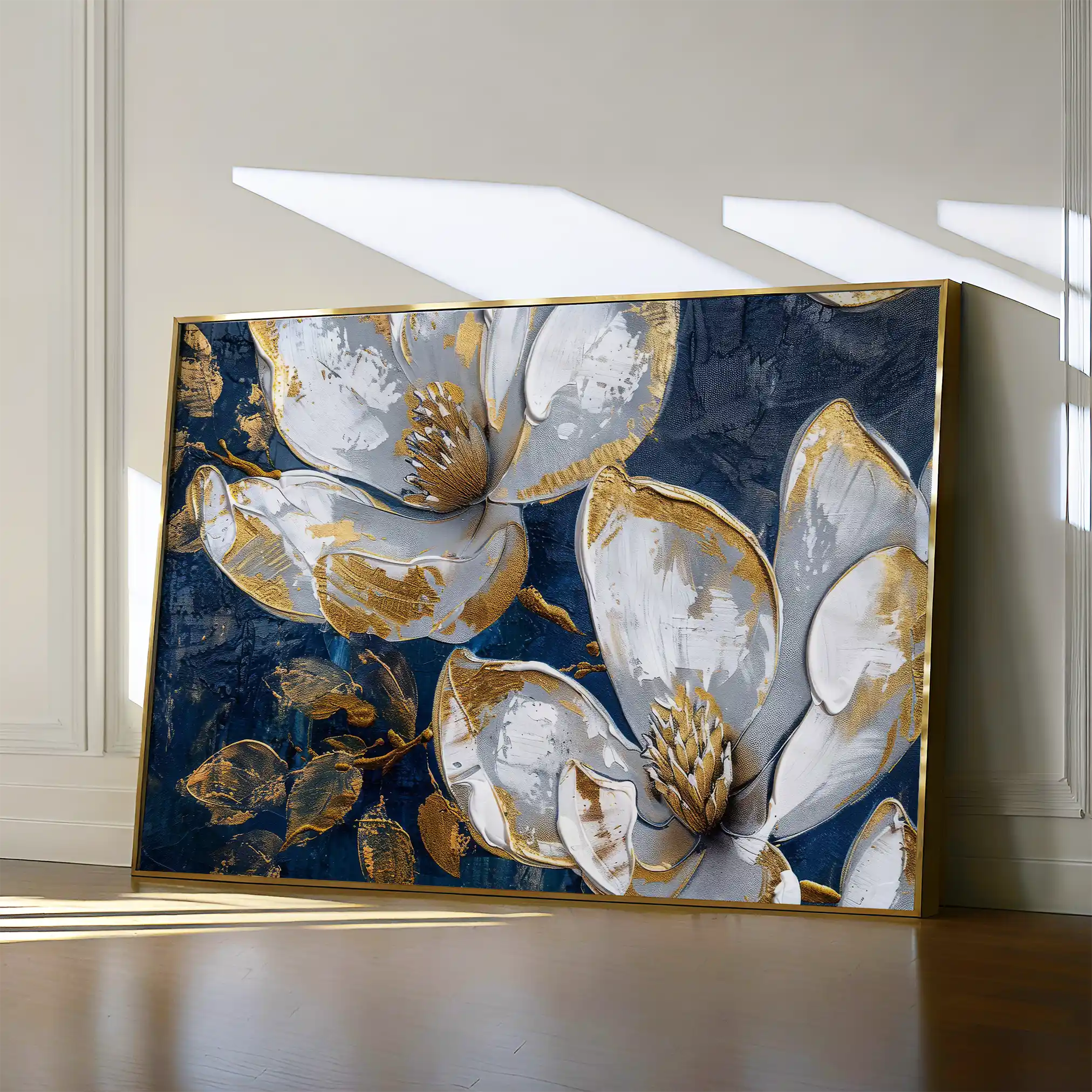 Floral Canvas Wall Art WAD361-F 90 x 60 cm / Stretched on hidden frame