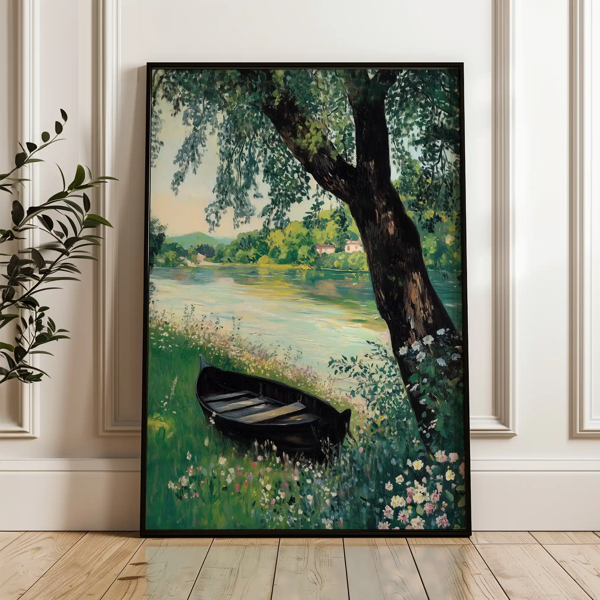 Landscape 362 Canvas Art 90 x 60 cm / Stretched on hidden frame