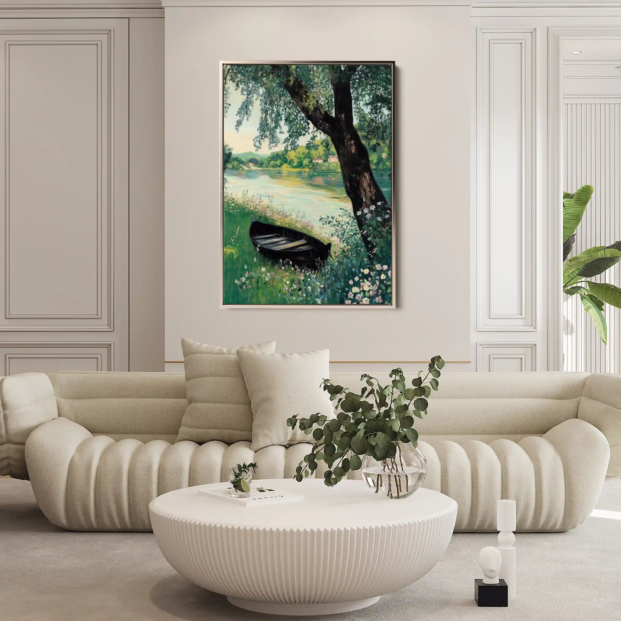 Landscape 362 Canvas Art 90 x 60 cm / Stretched on hidden frame