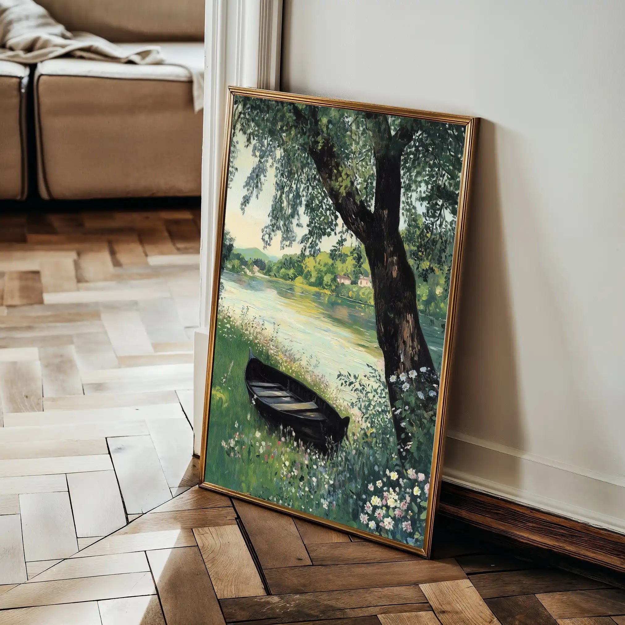 Landscape 362 Canvas Art 90 x 60 cm / Stretched on hidden frame