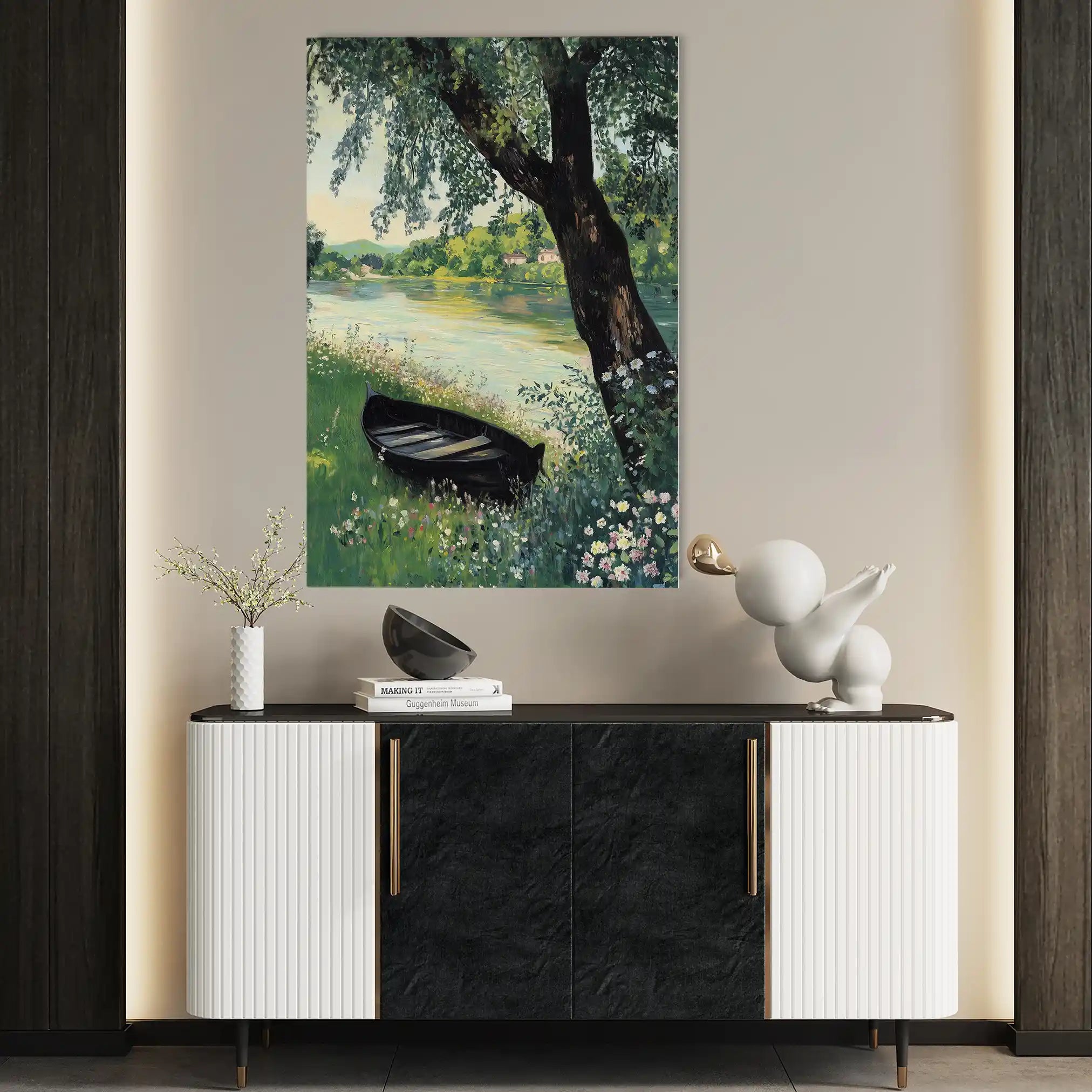 Landscape 362 Canvas Art 90 x 60 cm / Stretched on hidden frame