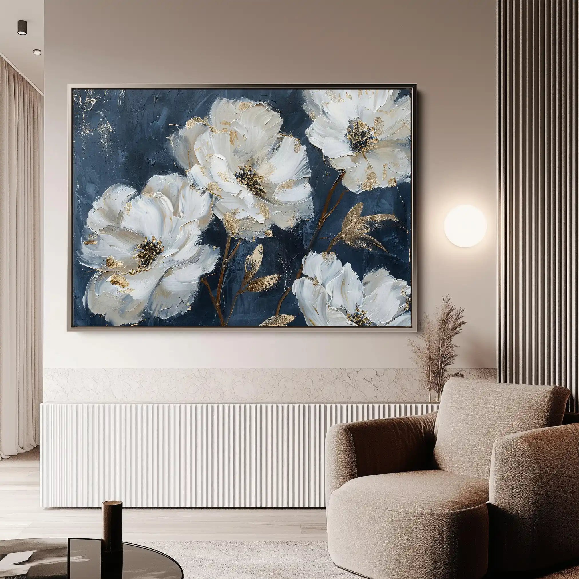 Floral Canvas Wall Art WAD363-F 90 x 60 cm / Stretched on hidden frame