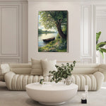 Landscape 363 Canvas Art 90 x 60 cm / Stretched on hidden frame
