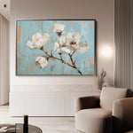Floral Canvas Wall Art WAD364-F 90 x 60 cm / Stretched on hidden frame