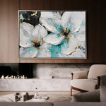 Floral Canvas Wall Art WAD365-F 90 x 60 cm / Stretched on hidden frame