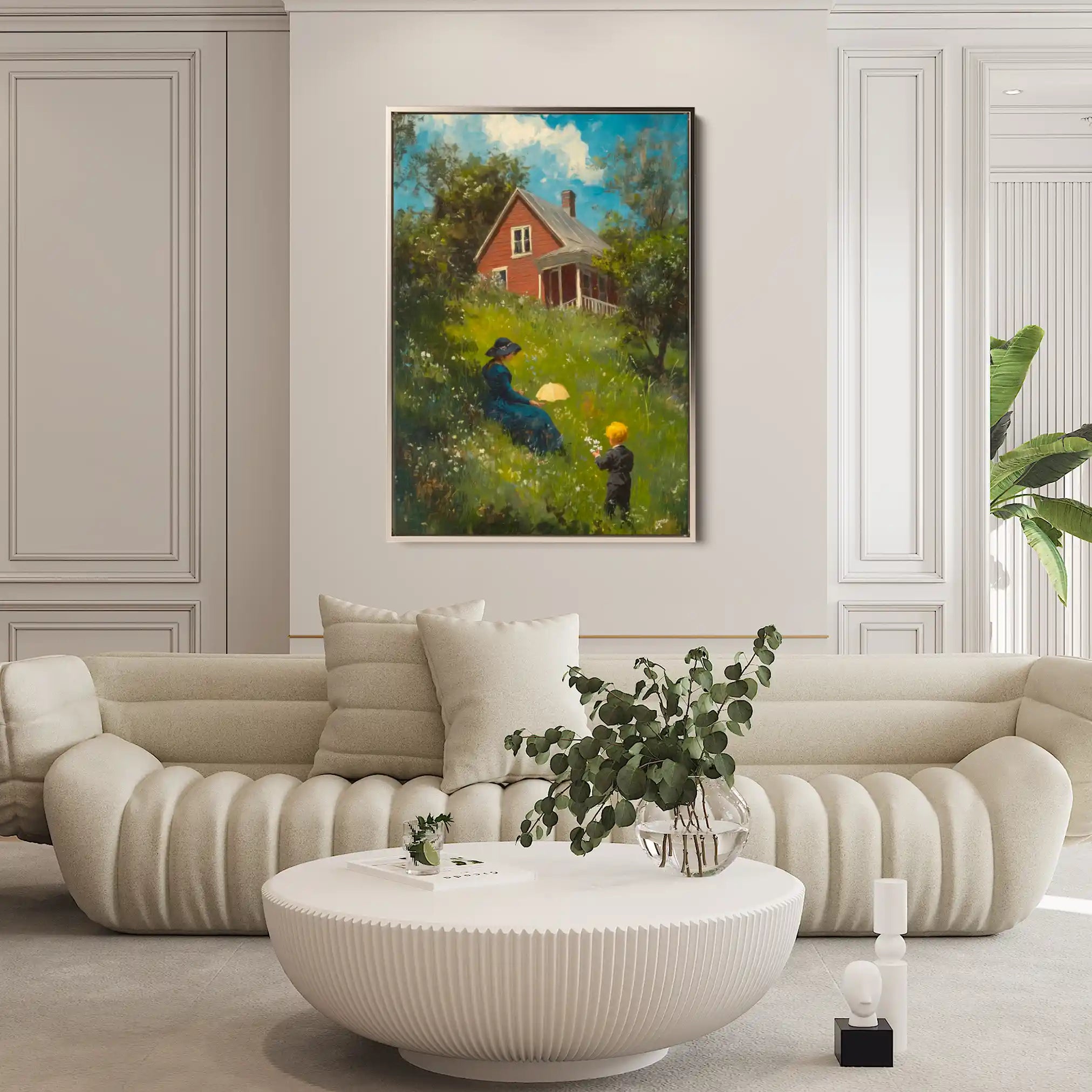 Landscape 365 Canvas Art 90 x 60 cm / Stretched on hidden frame