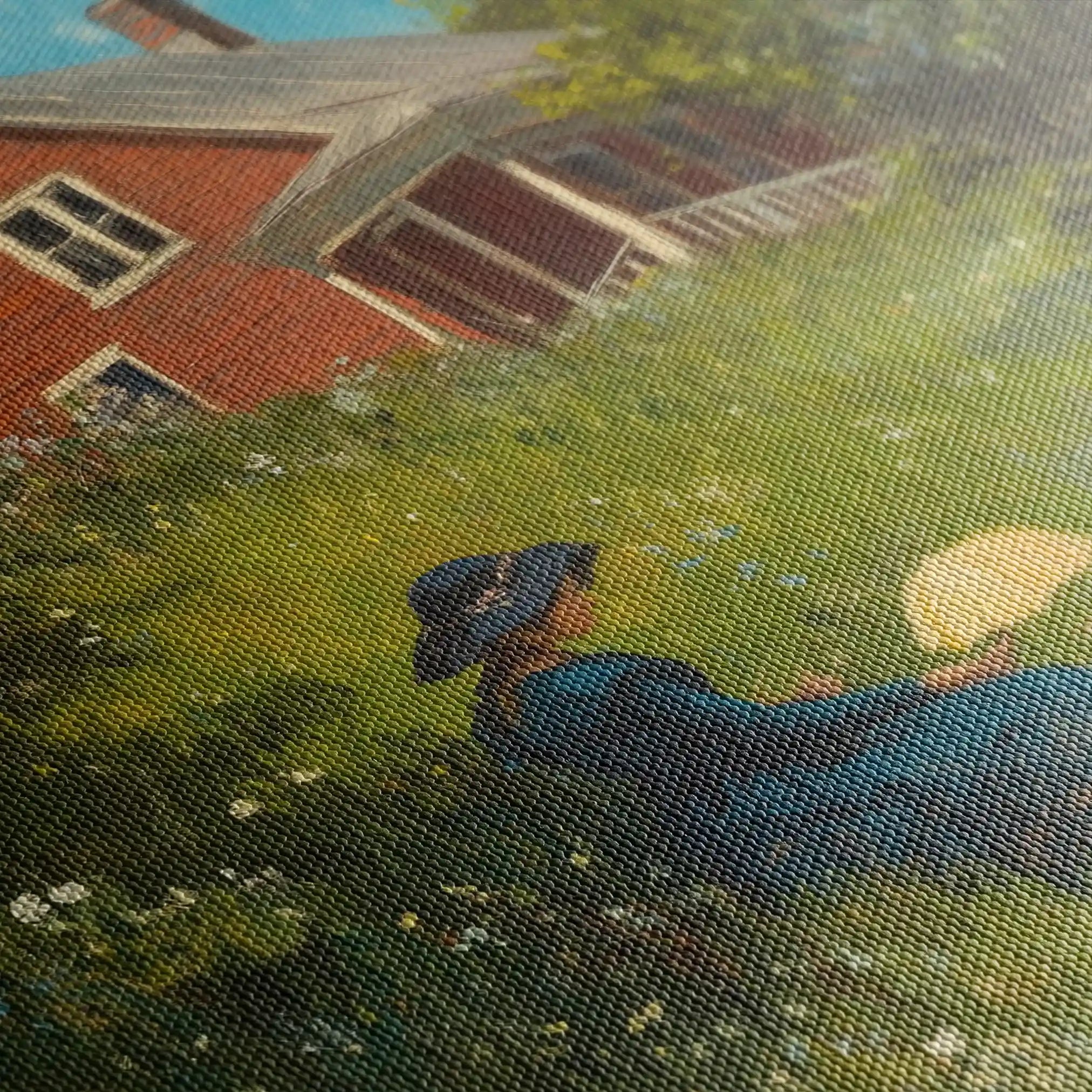 Landscape 365 Canvas Art 90 x 60 cm / Stretched on hidden frame