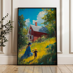 Landscape 366 Canvas Art 90 x 60 cm / Stretched on hidden frame