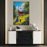 Landscape 366 Canvas Art 90 x 60 cm / Stretched on hidden frame
