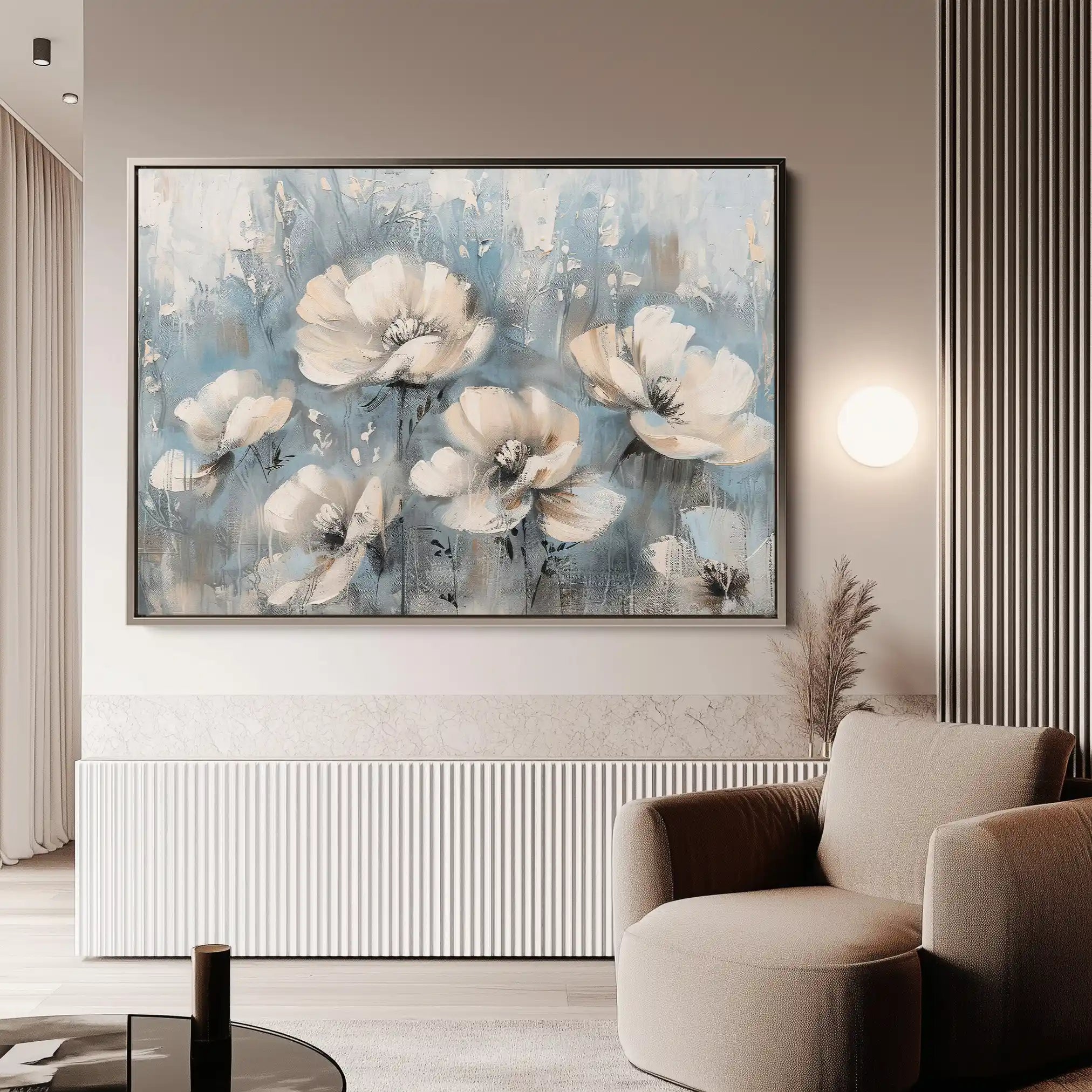 Floral Canvas Wall Art WAD367-F 90 x 60 cm / Stretched on hidden frame