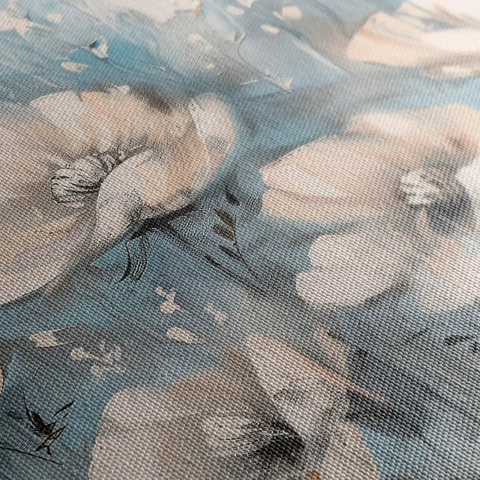 Floral Canvas Wall Art WAD367-F 90 x 60 cm / Stretched on hidden frame