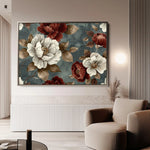 Floral Canvas Wall Art WAD368-F 90 x 60 cm / Stretched on hidden frame