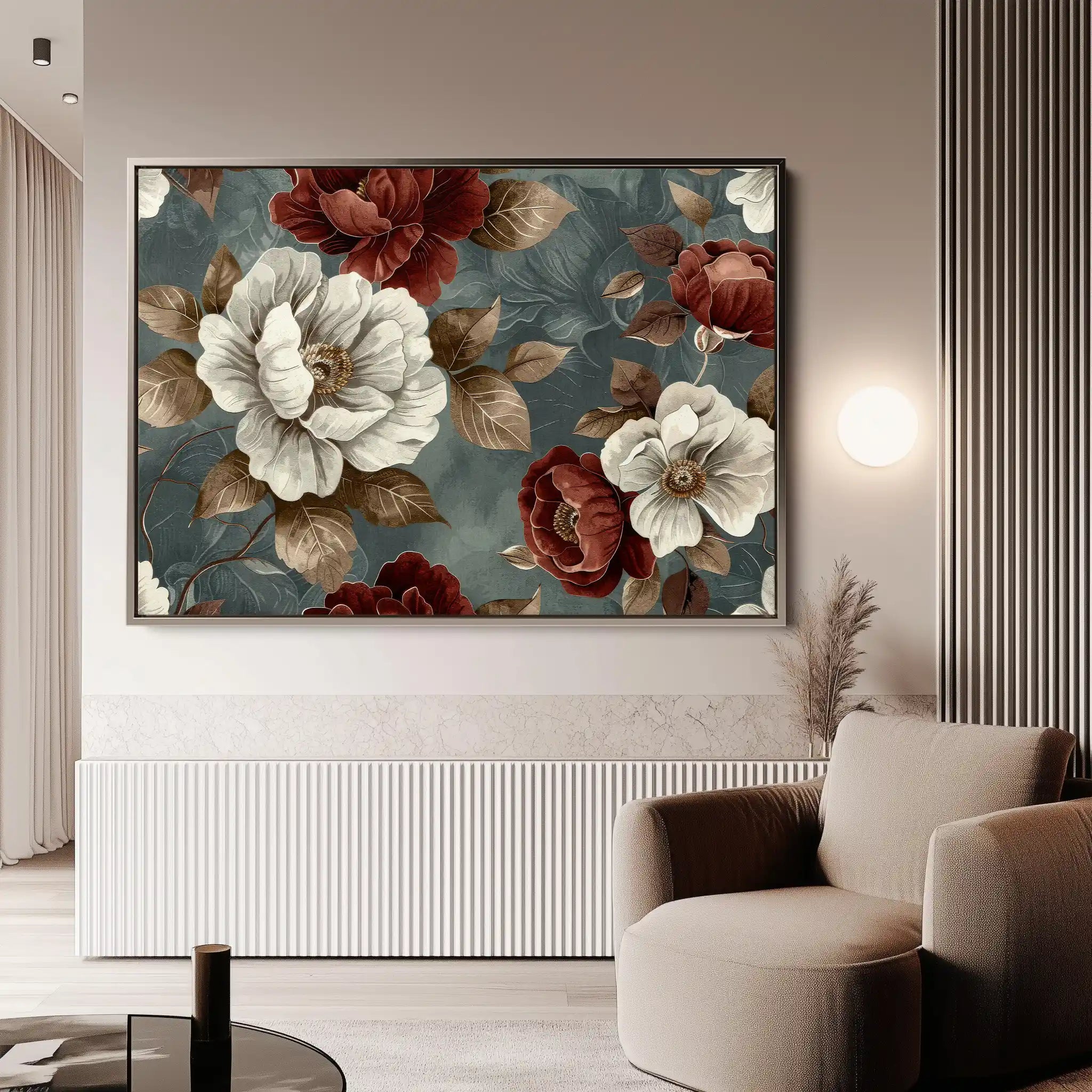 Floral Canvas Wall Art WAD368-F 90 x 60 cm / Stretched on hidden frame