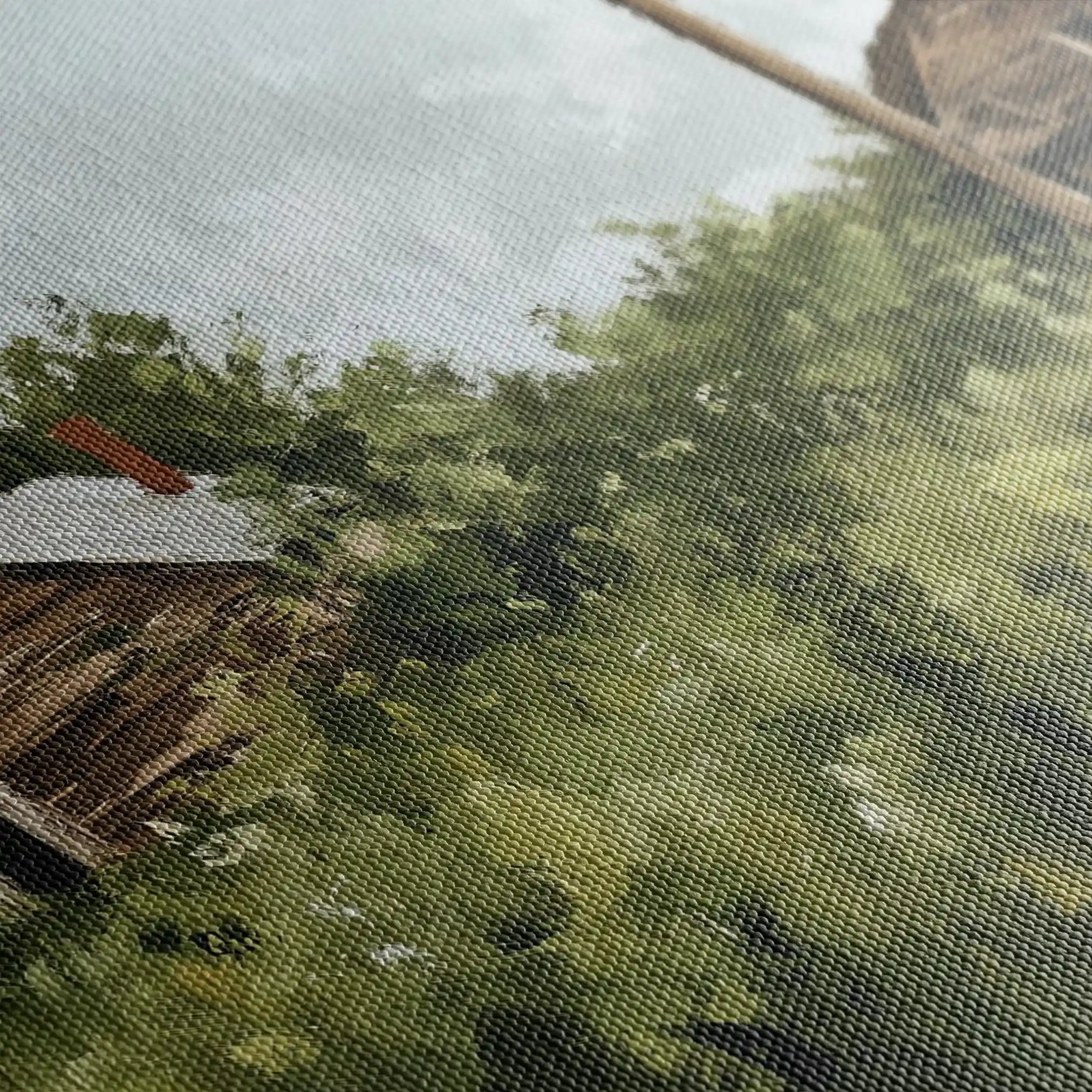 Landscape 368 Canvas Art 90 x 60 cm / Stretched on hidden frame