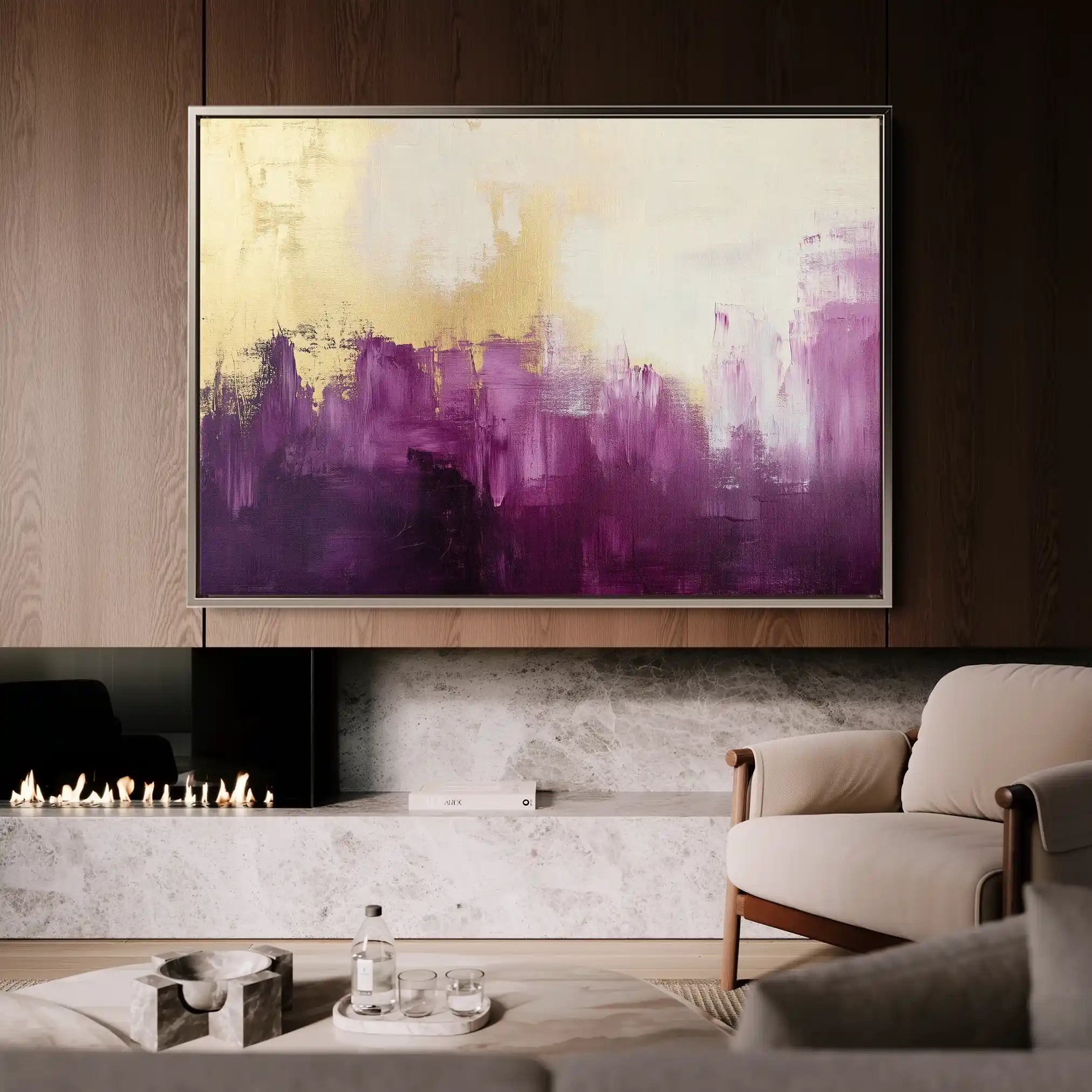 Abstract 369 Canvas Art 60 x 40 cm / Stretched on hidden frame