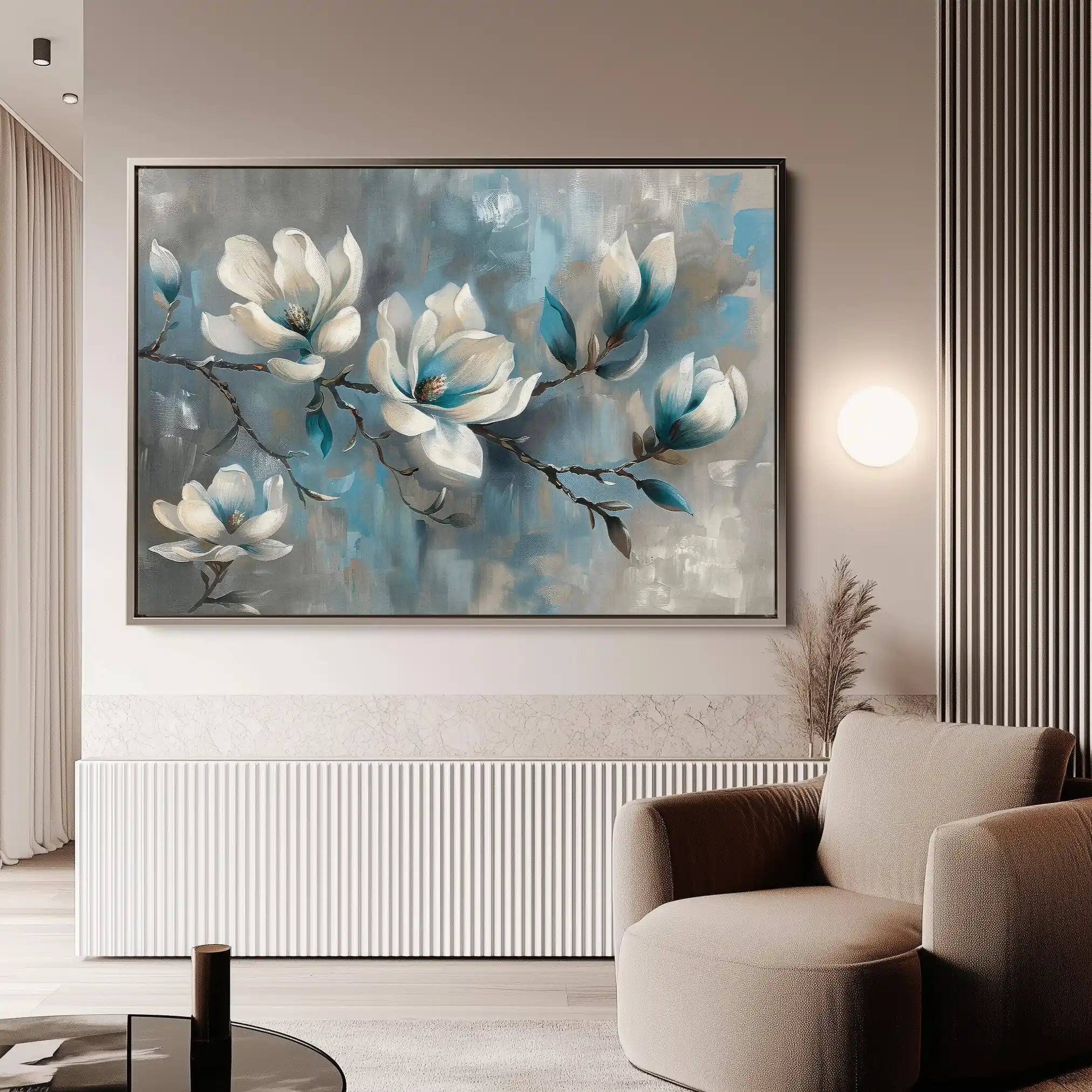 Floral Canvas Wall Art WAD369-F 90 x 60 cm / Stretched on hidden frame
