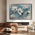 Floral Canvas Wall Art WAD369-F 90 x 60 cm / Stretched on hidden frame