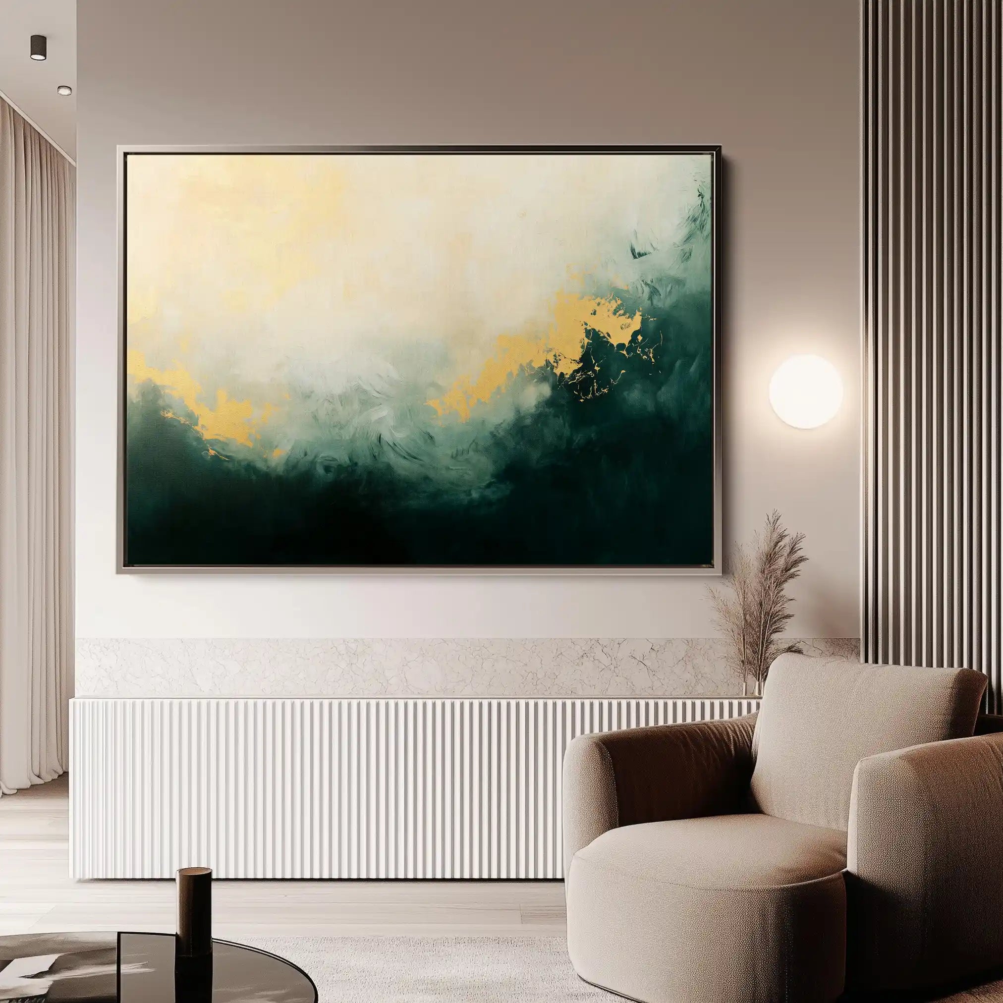 Abstract 370 Canvas Art 60 x 40 cm / Stretched on hidden frame