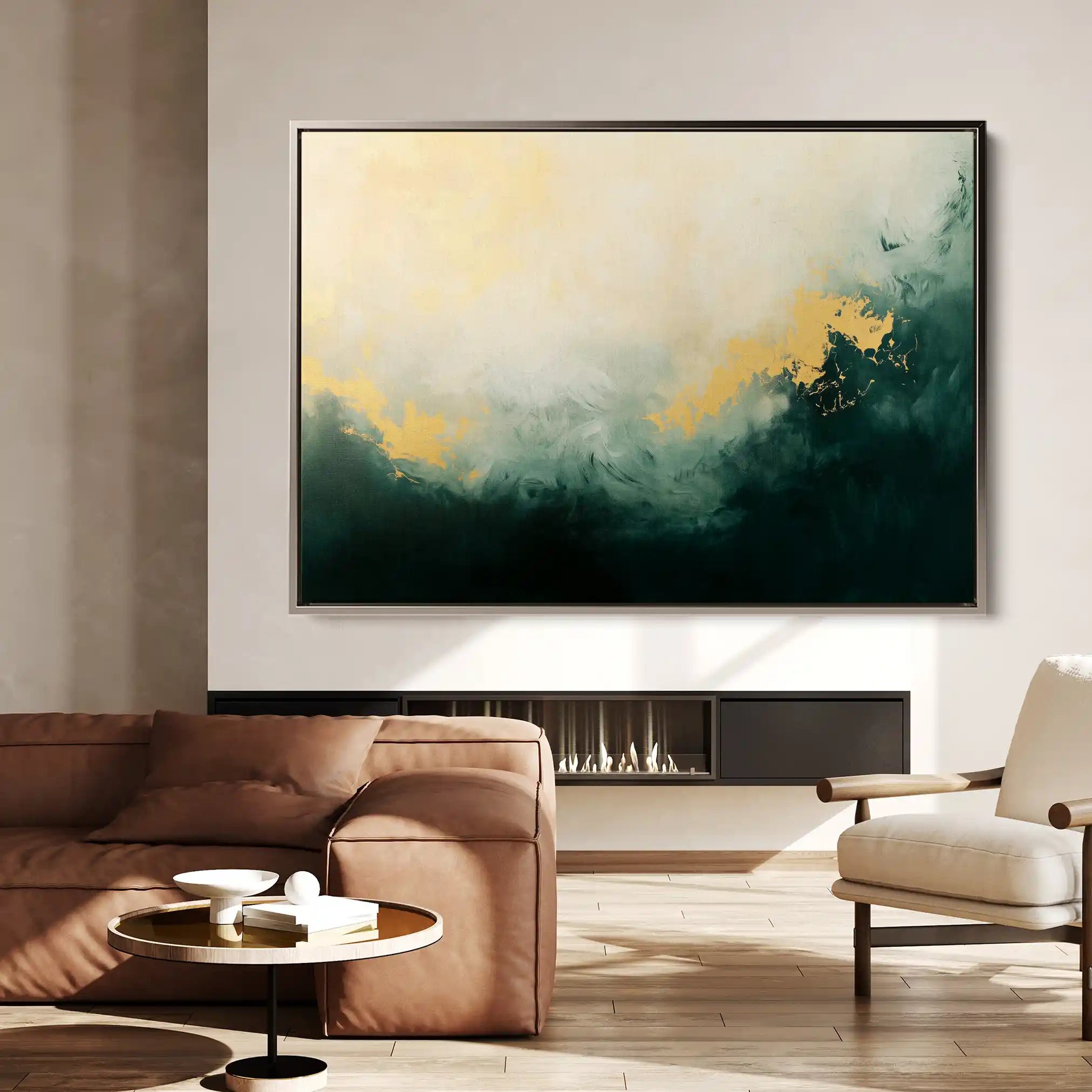 Abstract 370 Canvas Art 60 x 40 cm / Stretched on hidden frame