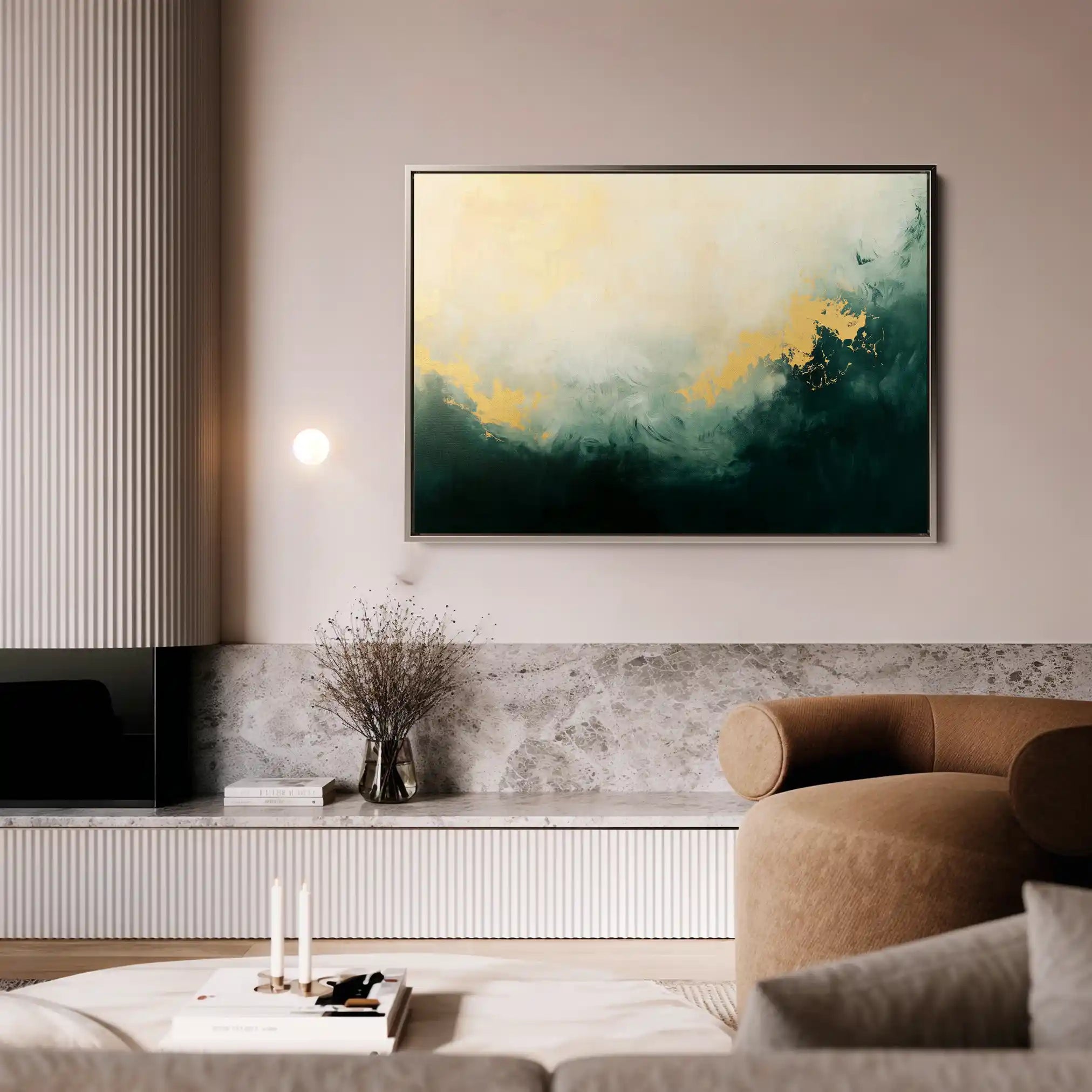 Abstract 370 Canvas Art 60 x 40 cm / Stretched on hidden frame