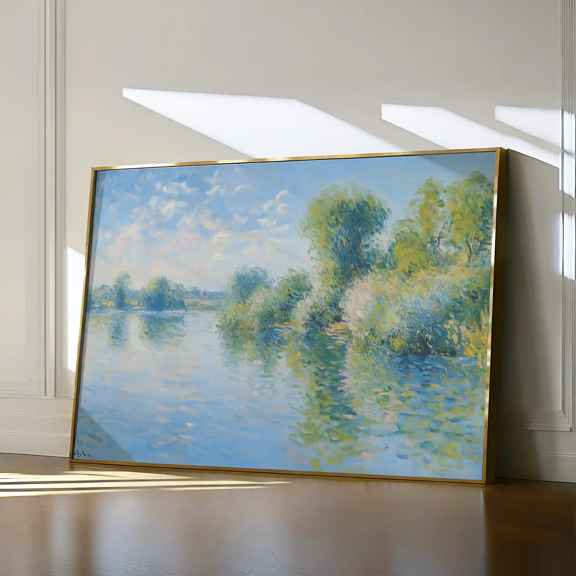 Landscape 370 Canvas Art 90 x 60 cm / Stretched on hidden frame