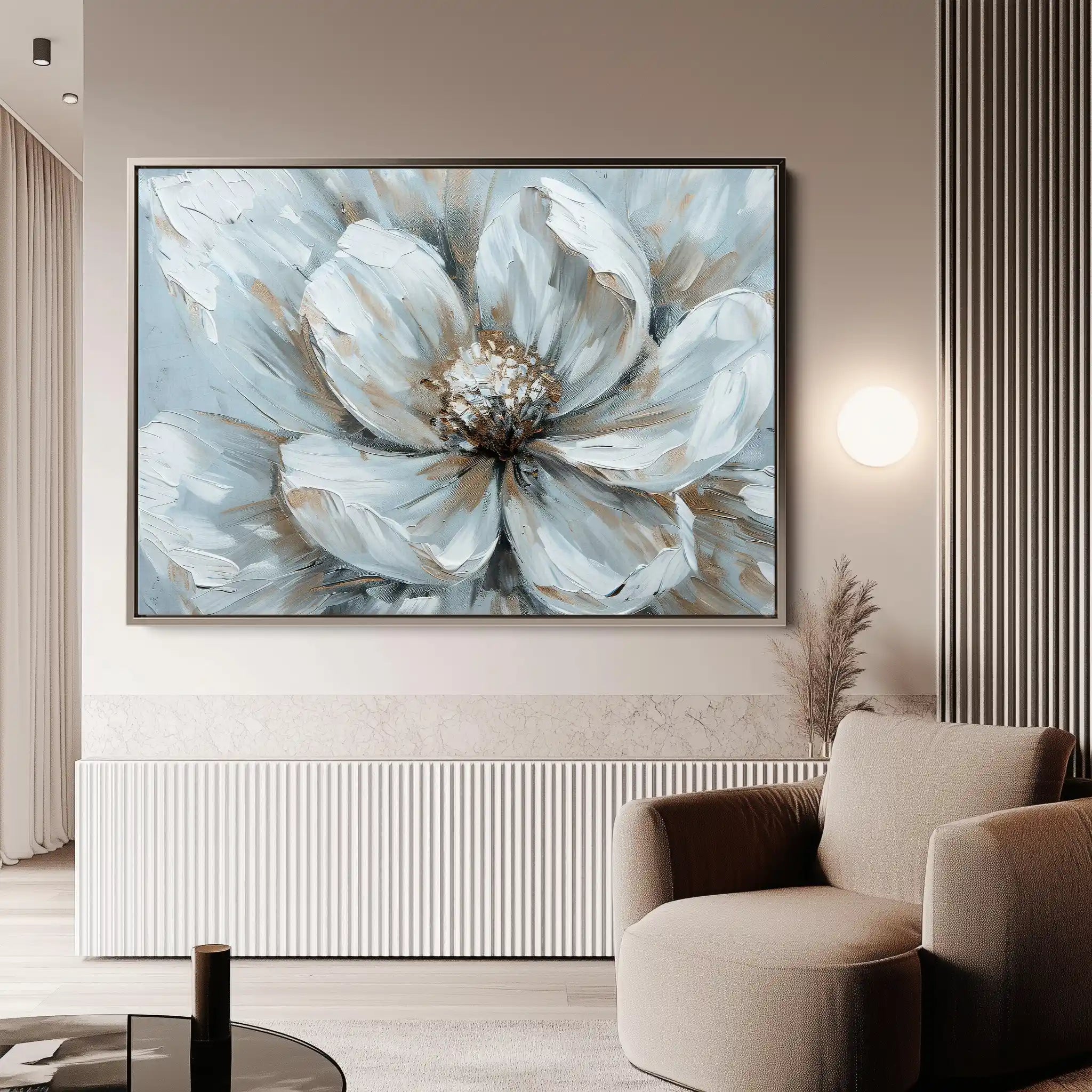 Floral Canvas Wall Art WAD371-F 90 x 60 cm / Stretched on hidden frame