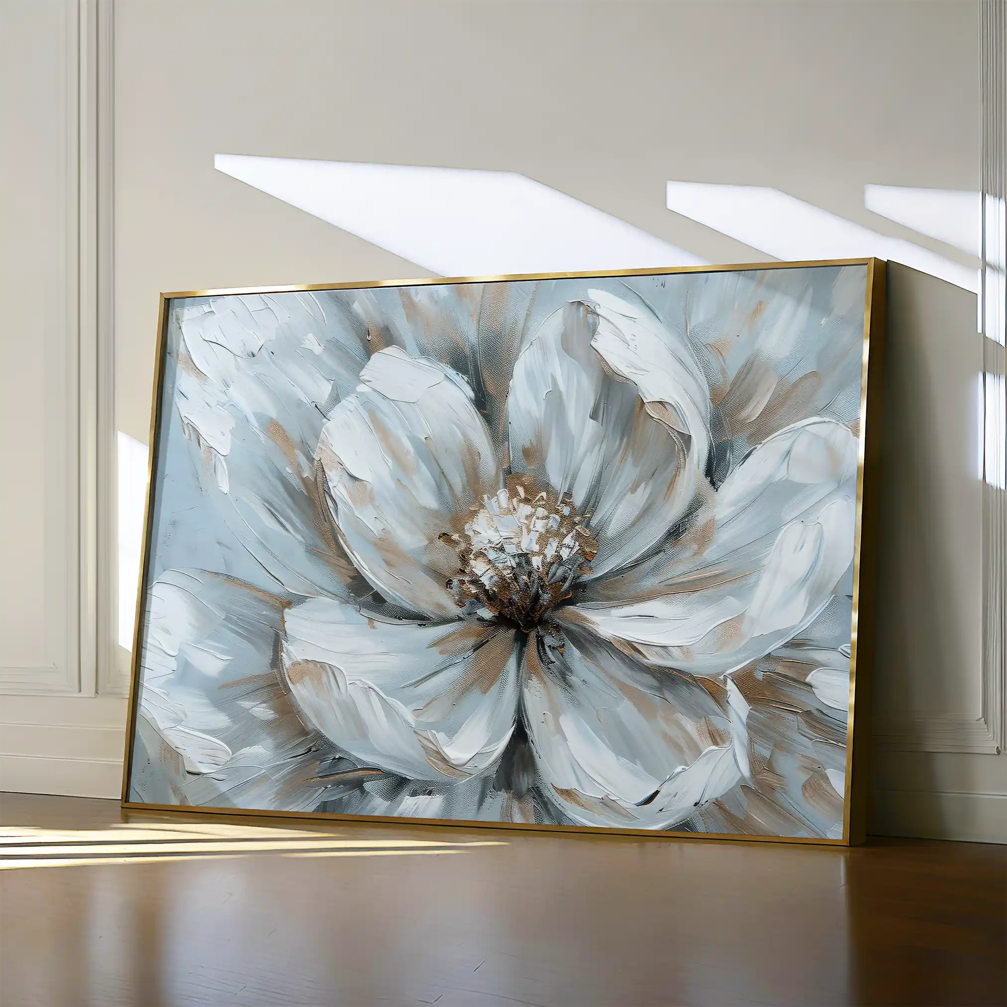 Floral Canvas Wall Art WAD371-F 90 x 60 cm / Stretched on hidden frame
