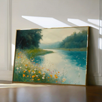 Landscape 371 Canvas Art 90 x 60 cm / Stretched on hidden frame