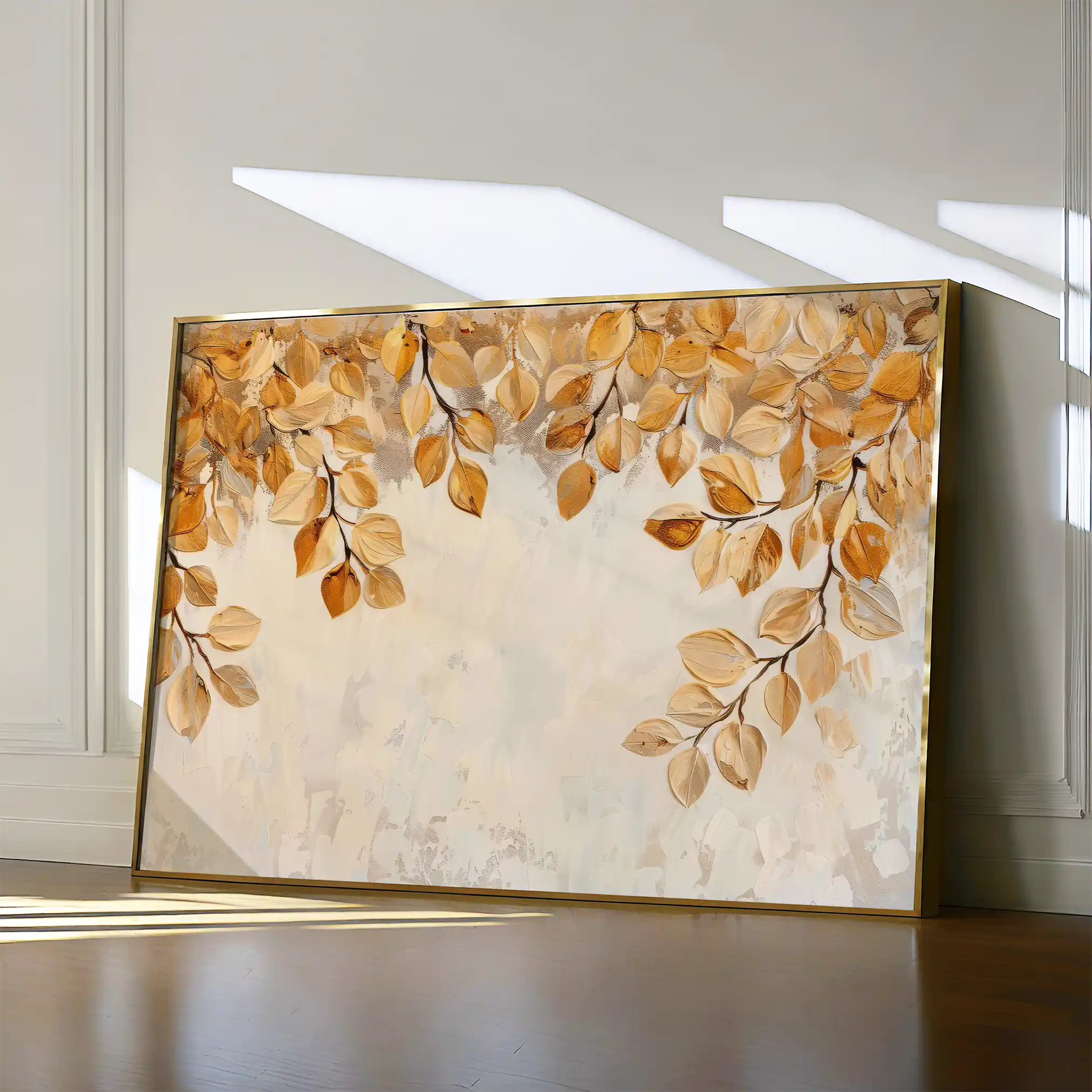 Floral Canvas Wall Art WAD372-F 90 x 60 cm / Stretched on hidden frame