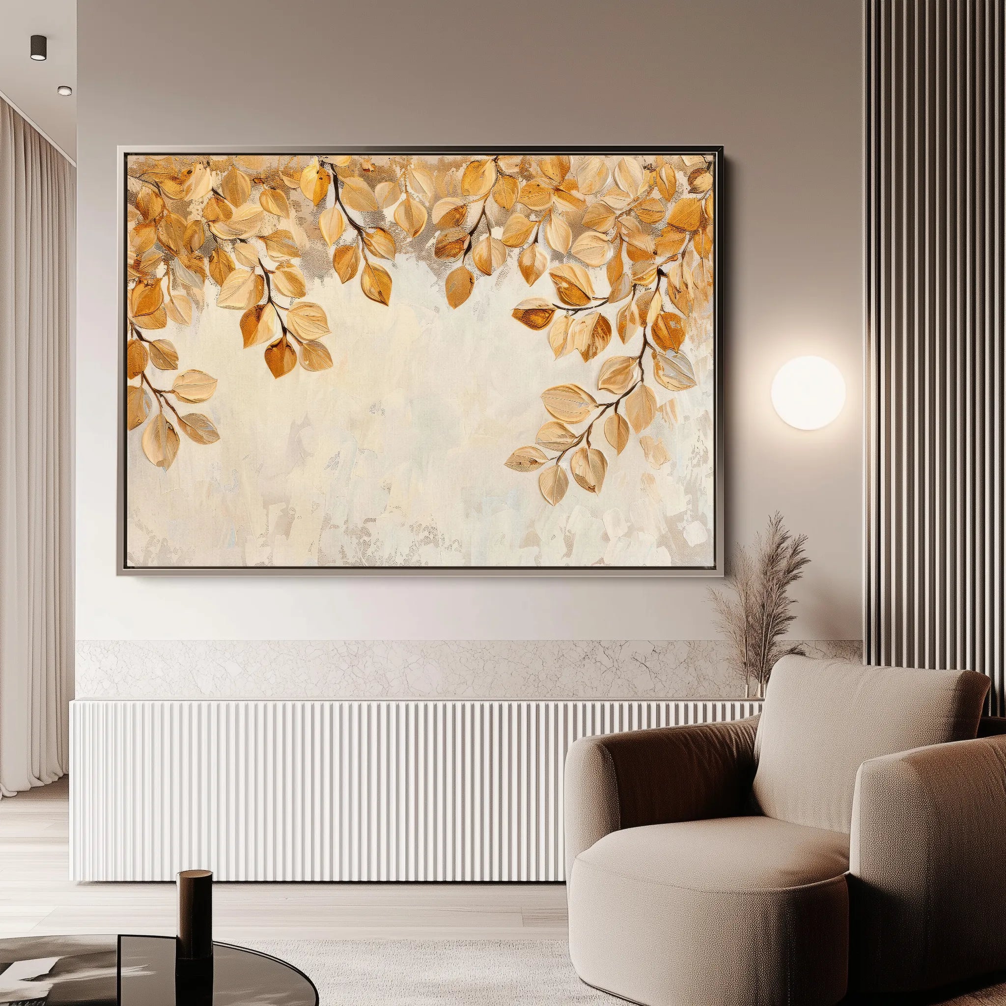 Floral Canvas Wall Art WAD372-F 90 x 60 cm / Stretched on hidden frame