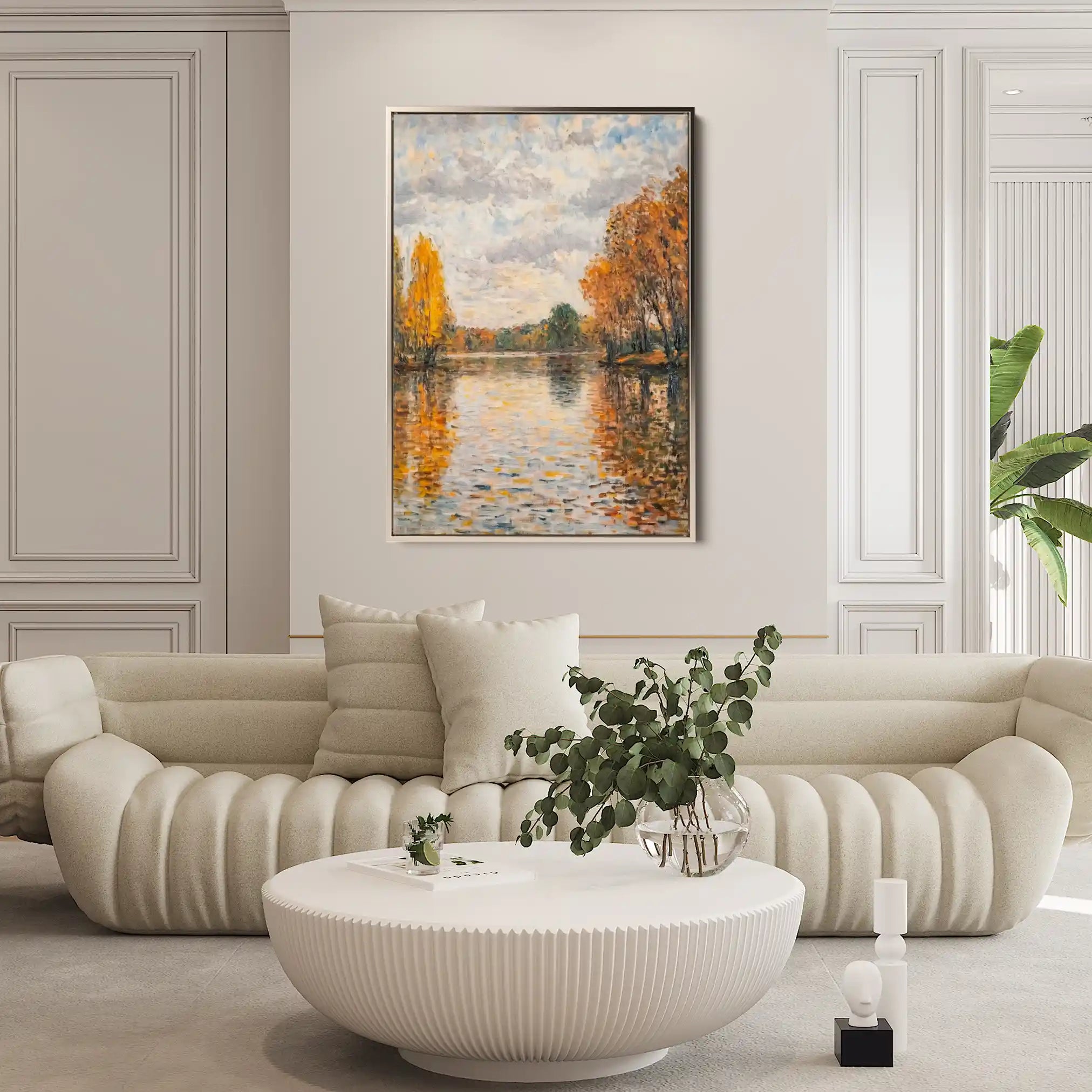 Landscape 372 Canvas Art 90 x 60 cm / Stretched on hidden frame