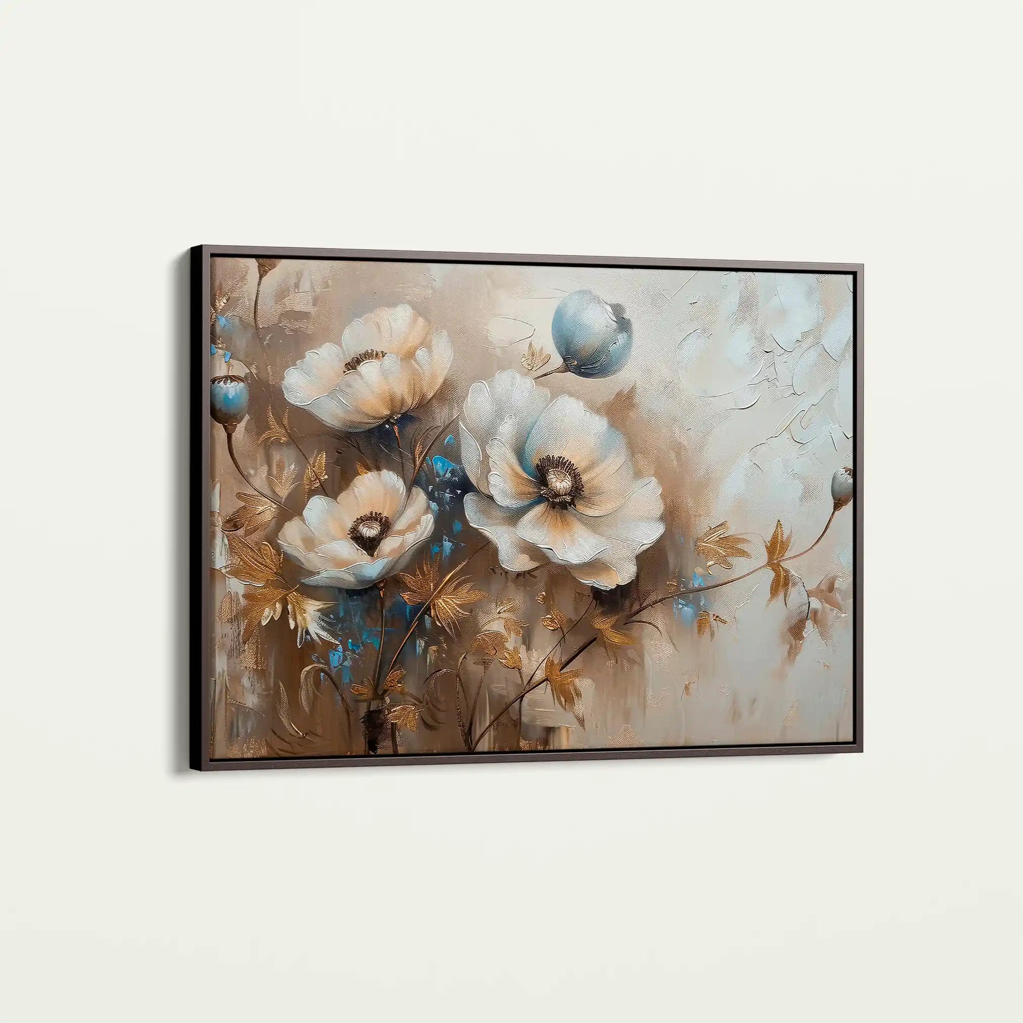 Floral Canvas Wall Art WAD373-F 90 x 60 cm / Stretched on hidden frame